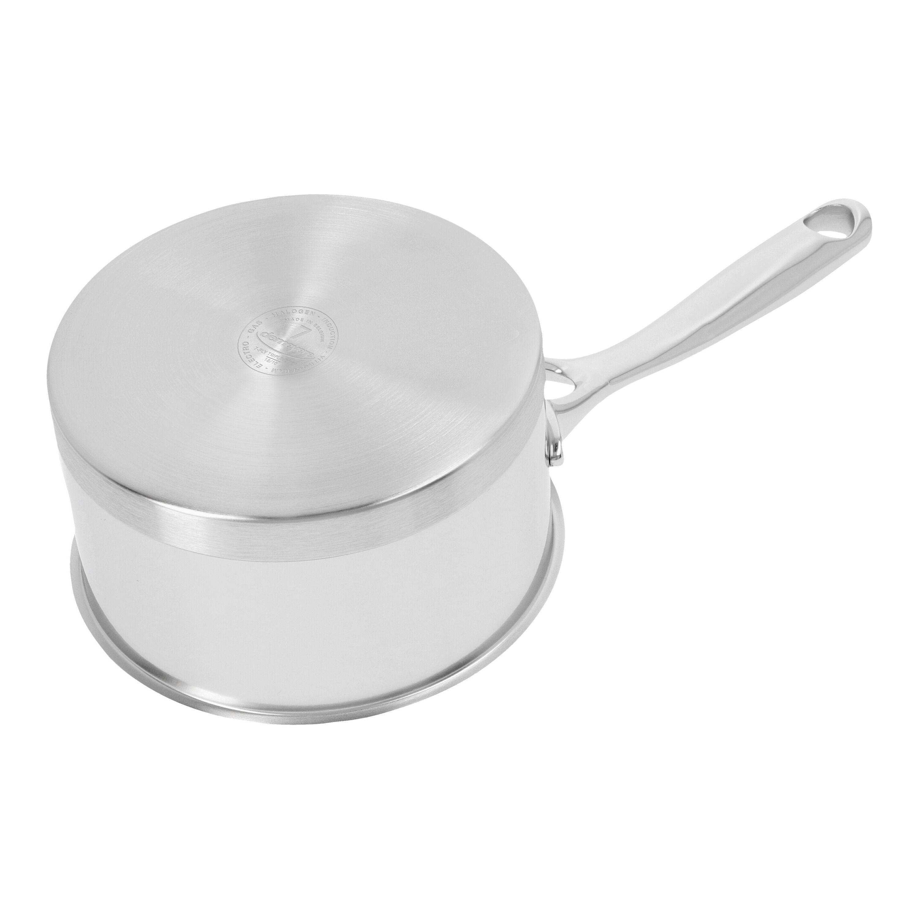 Demeyere        Atlantis 7                Stieltopf ohne Deckel 14 cm, 18/10 Edelstahl, Silber