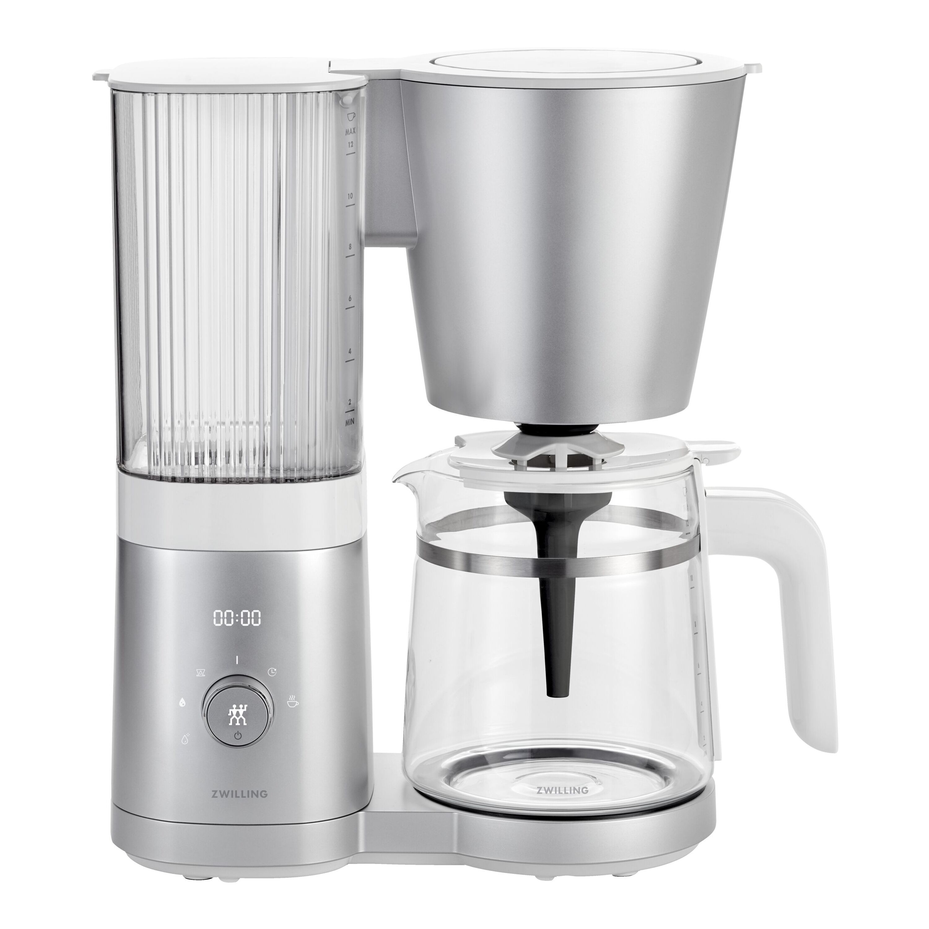 ZWILLING        Enfinigy                Filterkaffeemaschine, 1,5 l, Silber-Weiß