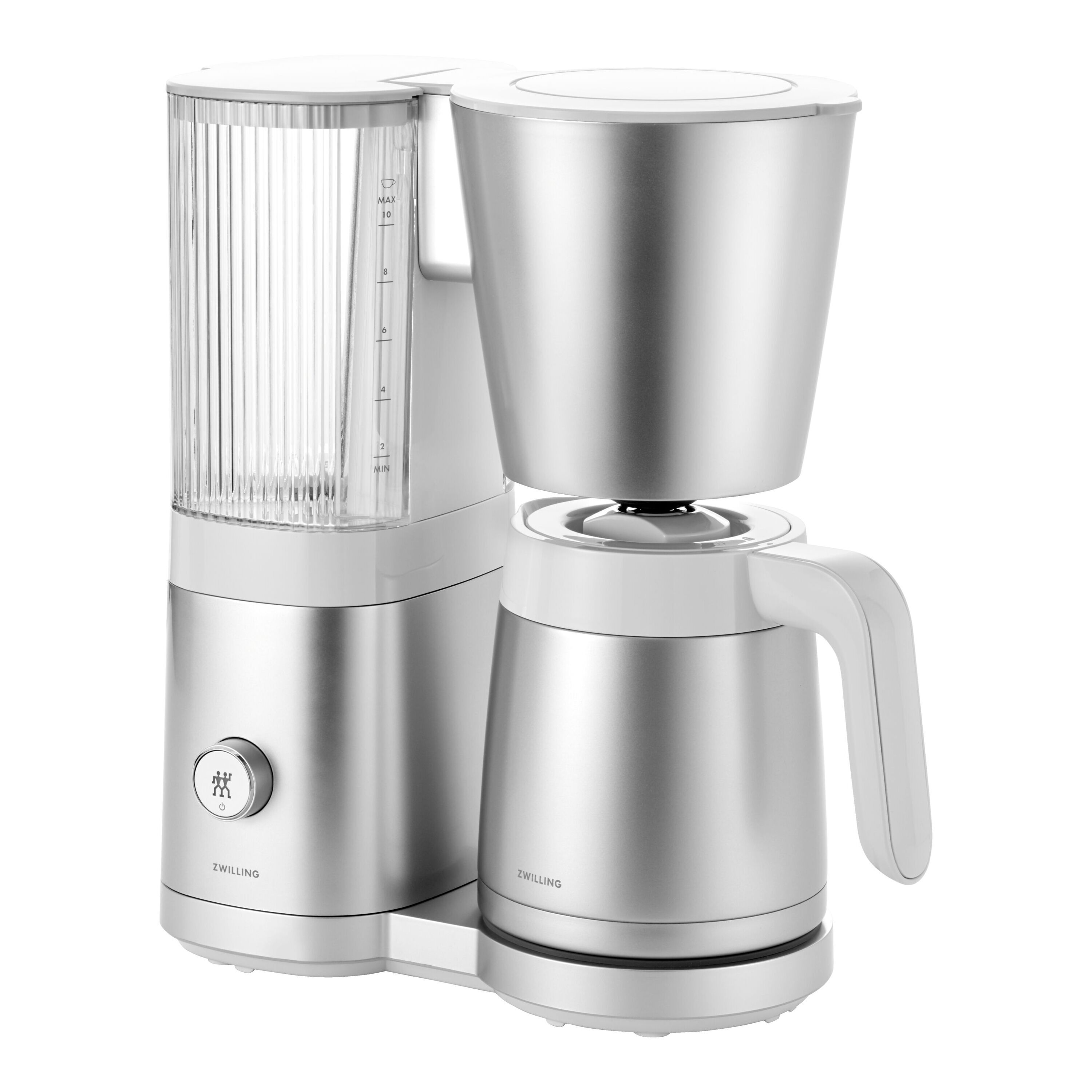 ZWILLING        Enfinigy                Filterkaffeemaschine, 1,25 l, Silber-Weiß