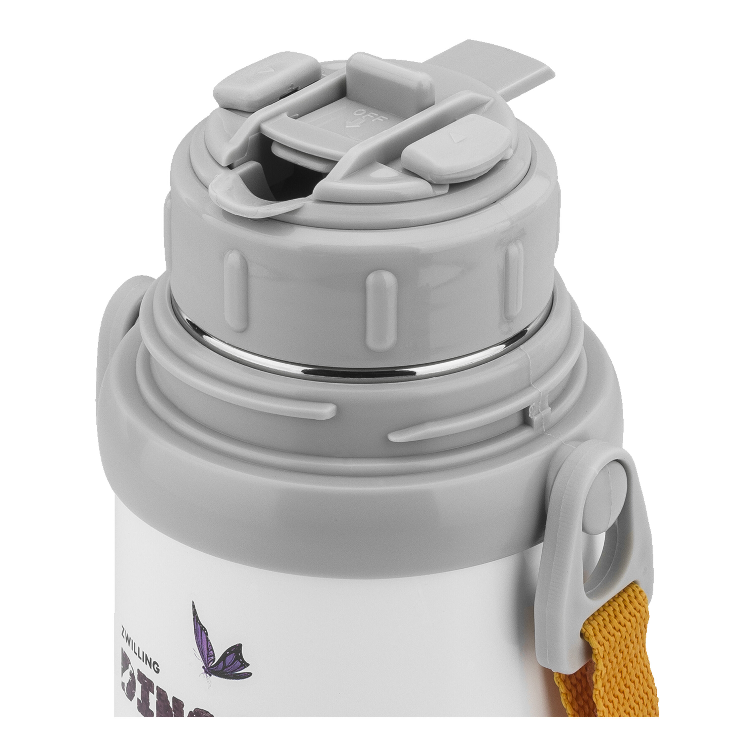 ZWILLING        Thermo                Thermoflasche, 380 ml, Edelstahl, Weiß-grau