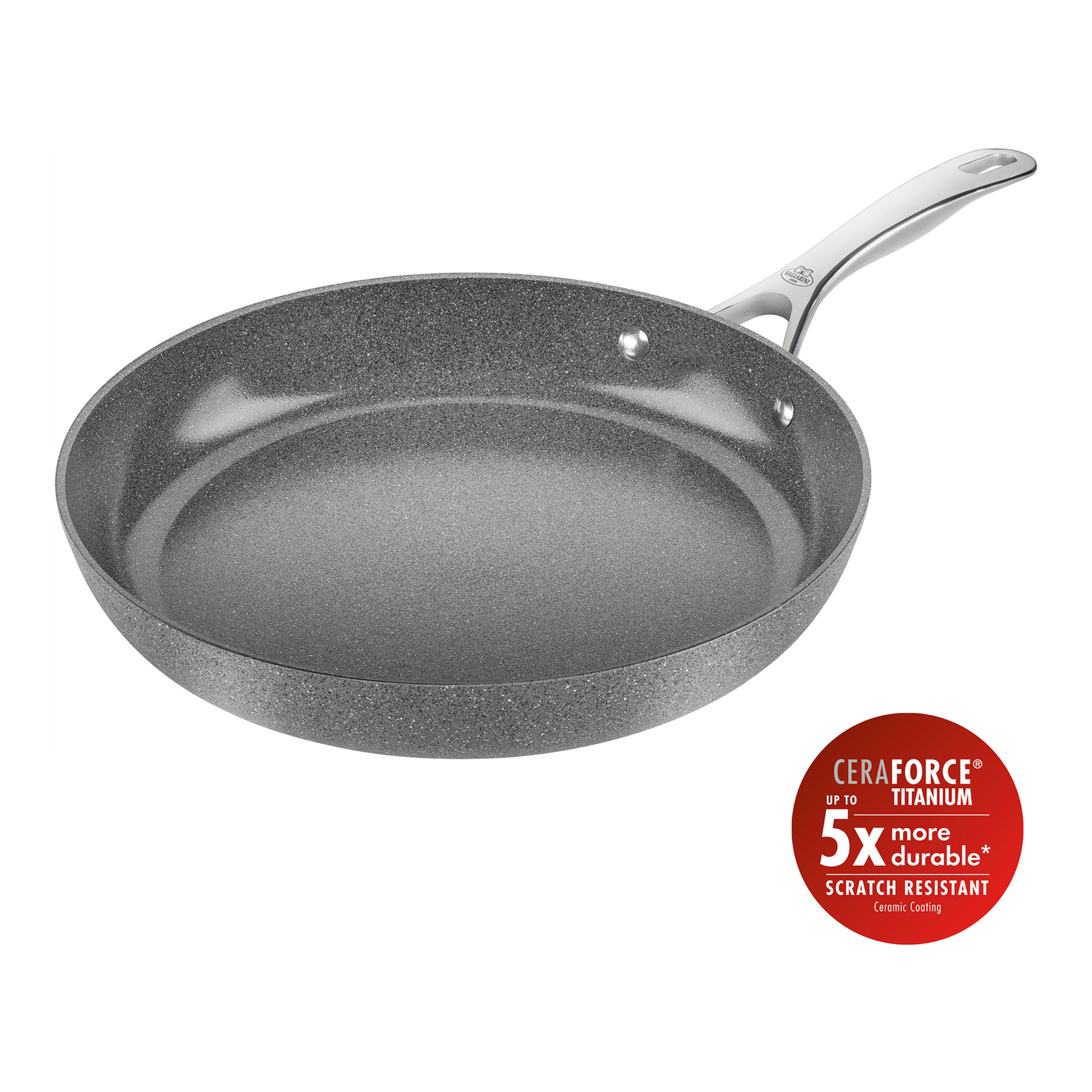 BALLARINI        Salina                Bratpfanne, 32 cm, Aluminium, Titanverstärkte keramische Antihaftbeschichtung