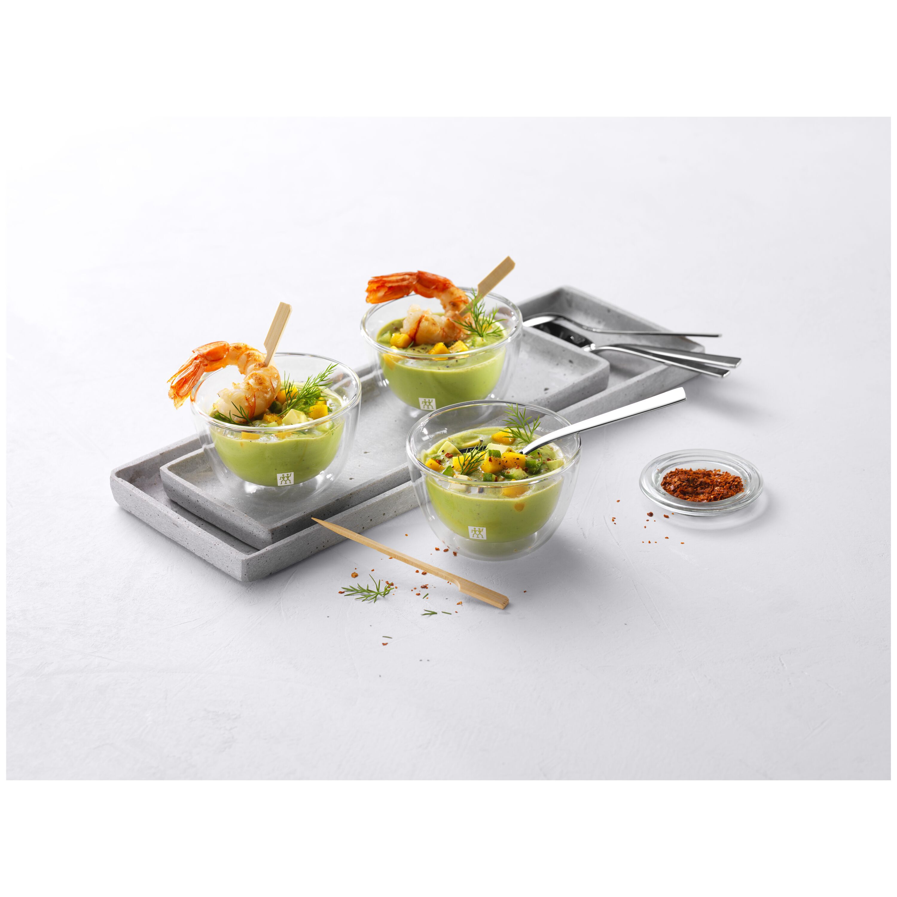 ZWILLING        Sorrento                Tapas Set 3-tlg, Transparent, Borosilikatglas