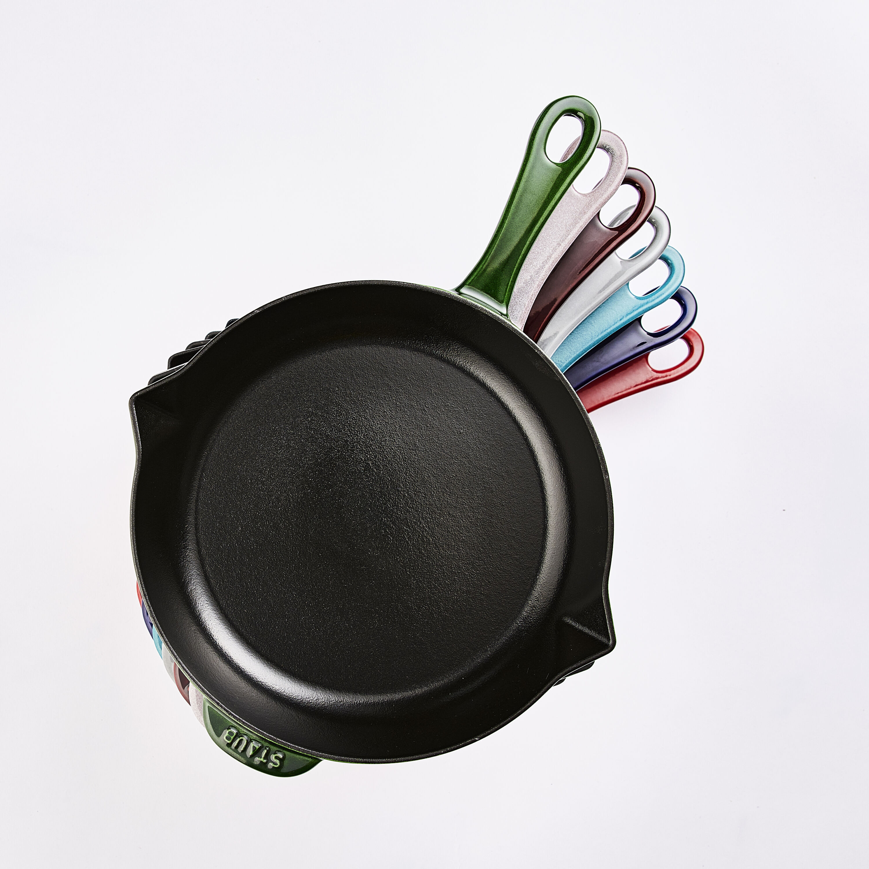Staub        Pans                Bratpfanne 26 cm, rund, Schwarz, Gusseisen