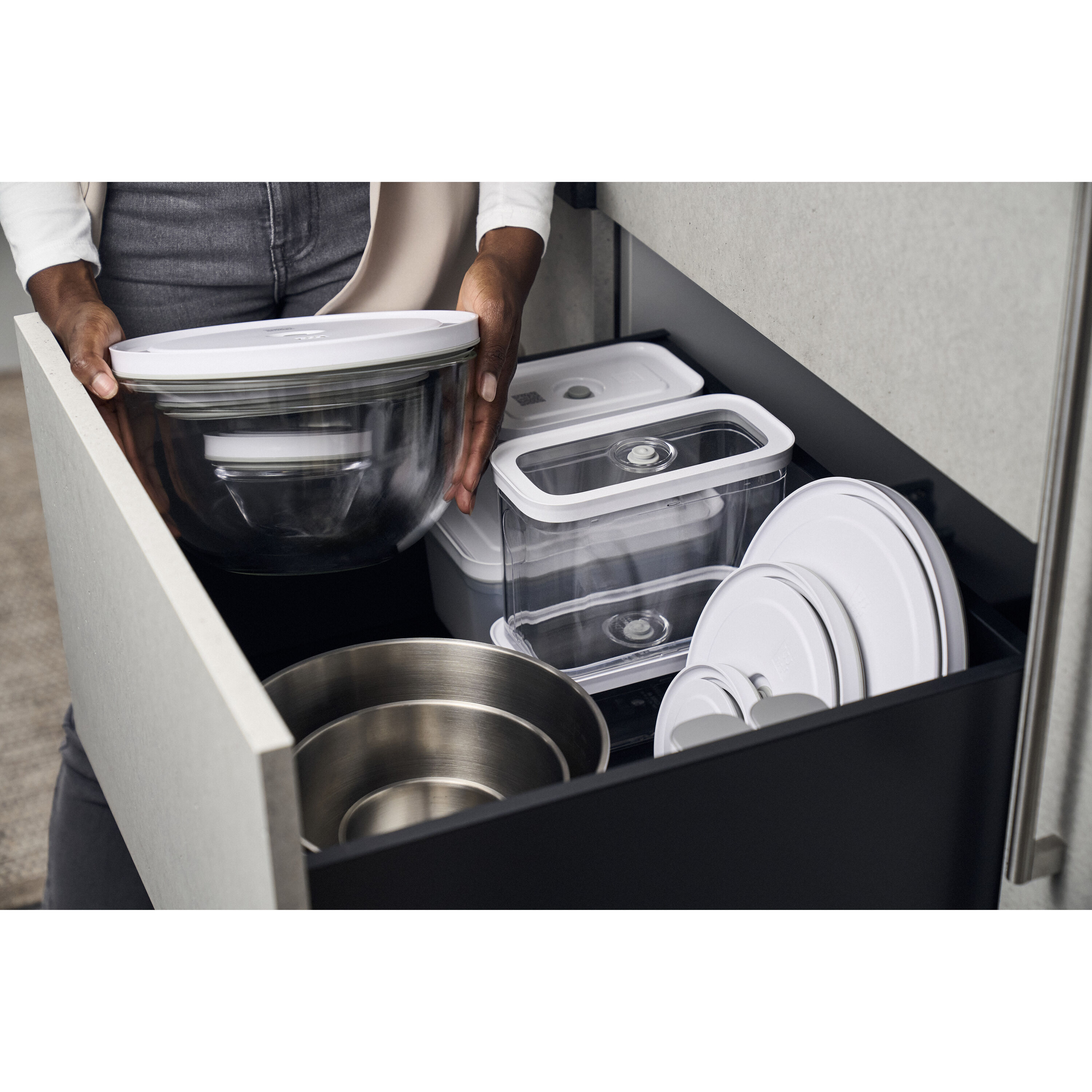 ZWILLING        Fresh & Save BOWLS                Vakuumschüssel S / 12 cm, Glas, Transparent