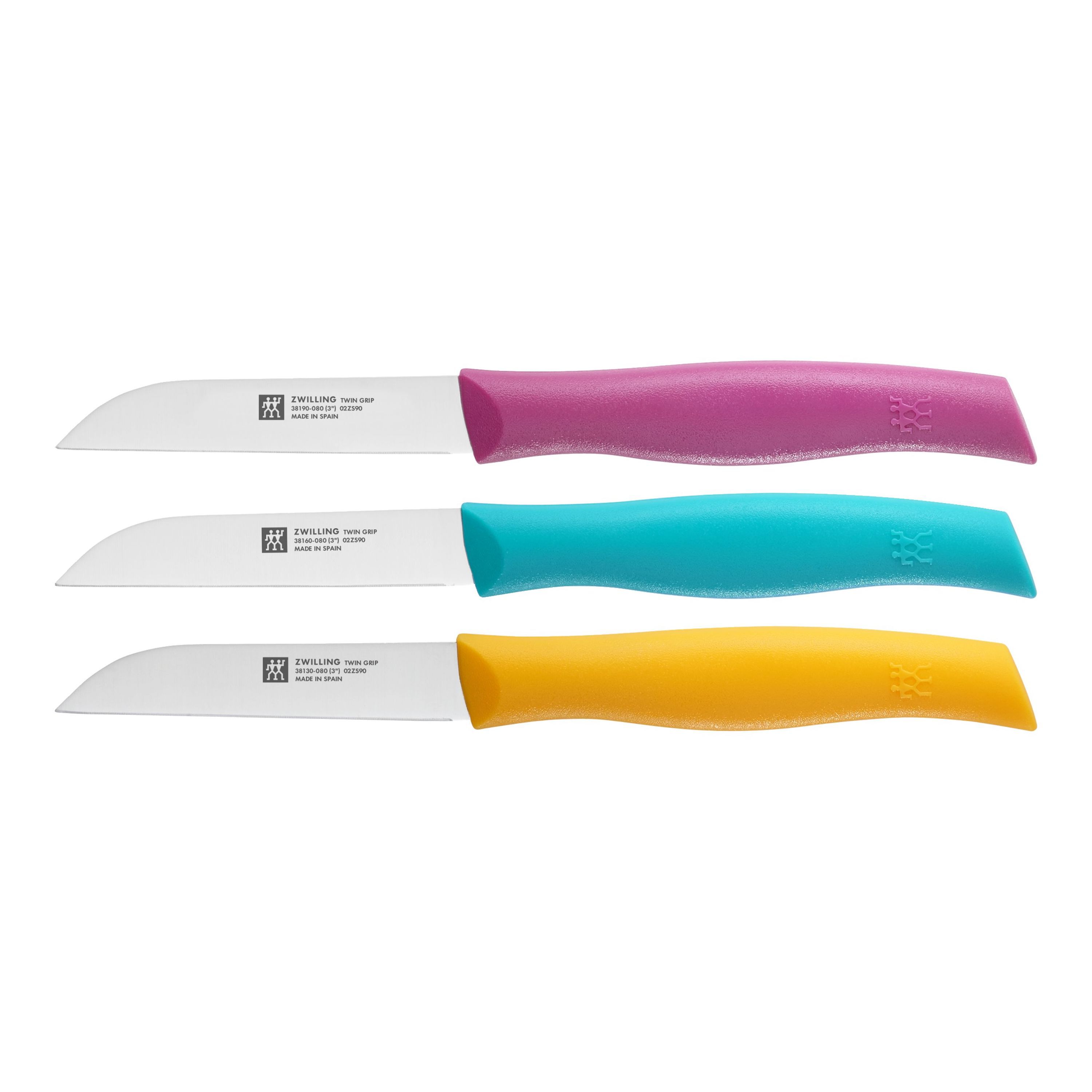 ZWILLING        TWIN Grip                Messerset, 3-tlg. 3-tlg, gemischte Farben