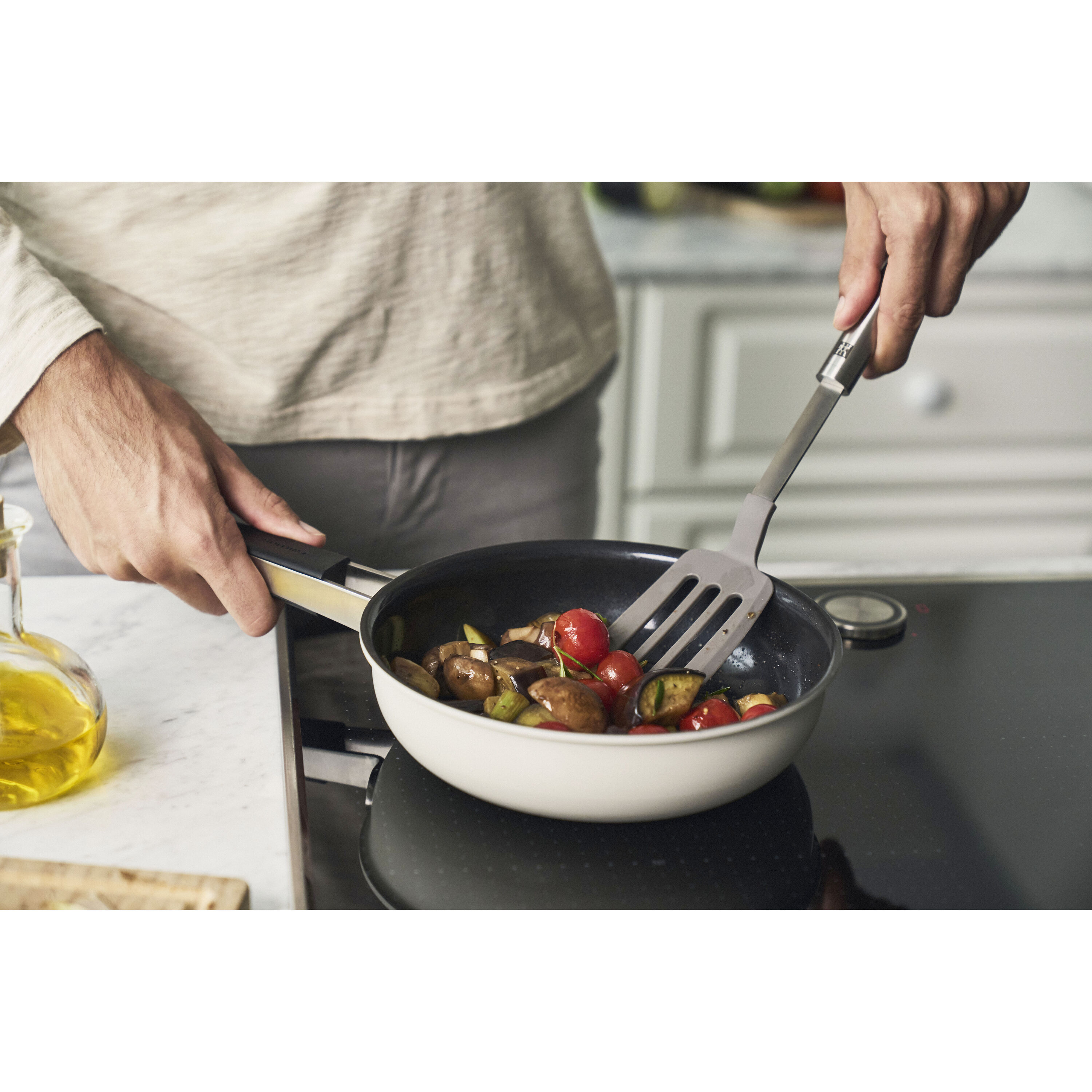 ZWILLING        Pure                Bratpfanne, 20 cm, 18/10 Edelstahl, Keramische Antihaftbeschichtung