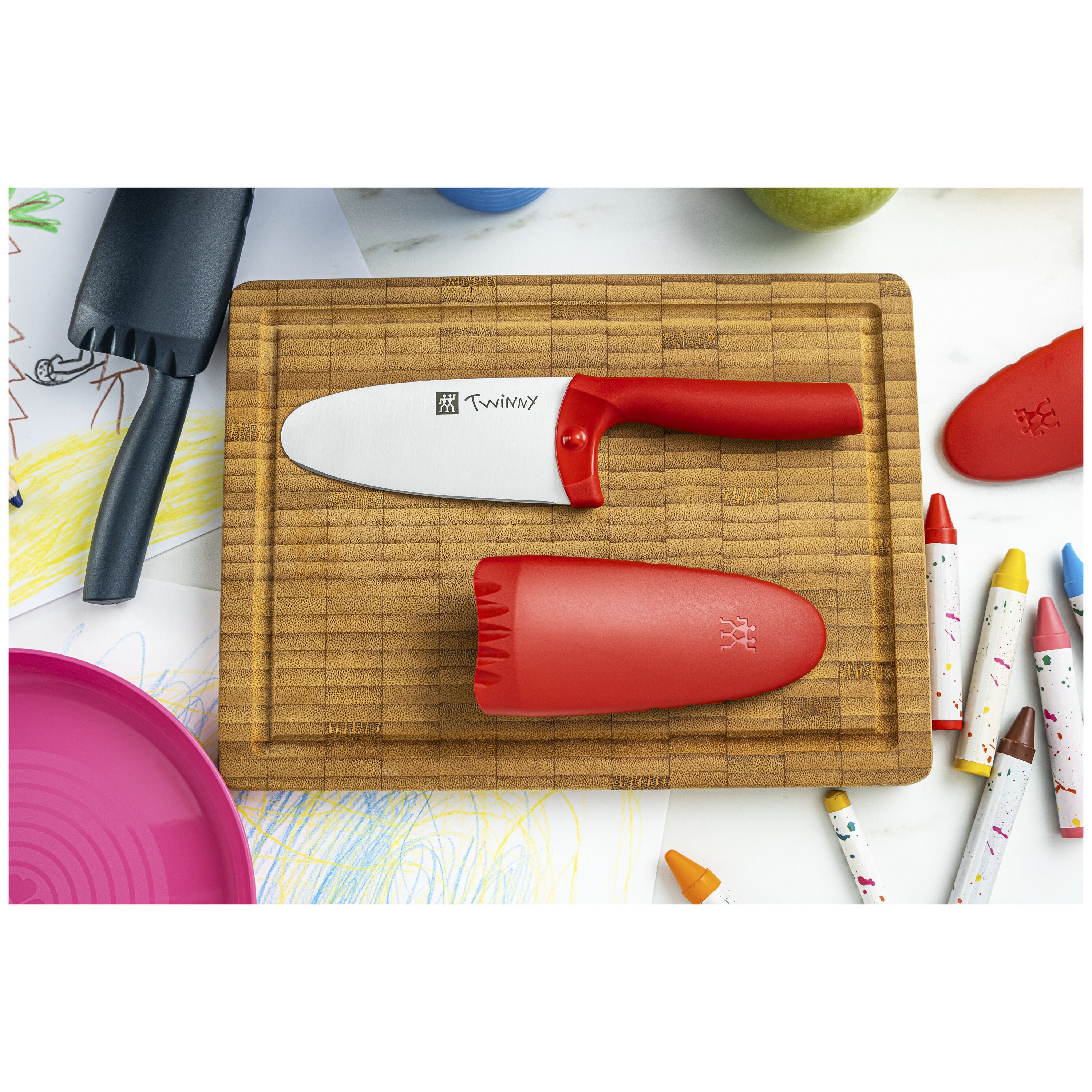 ZWILLING        Twinny                Kochmesser 10 cm, Rot