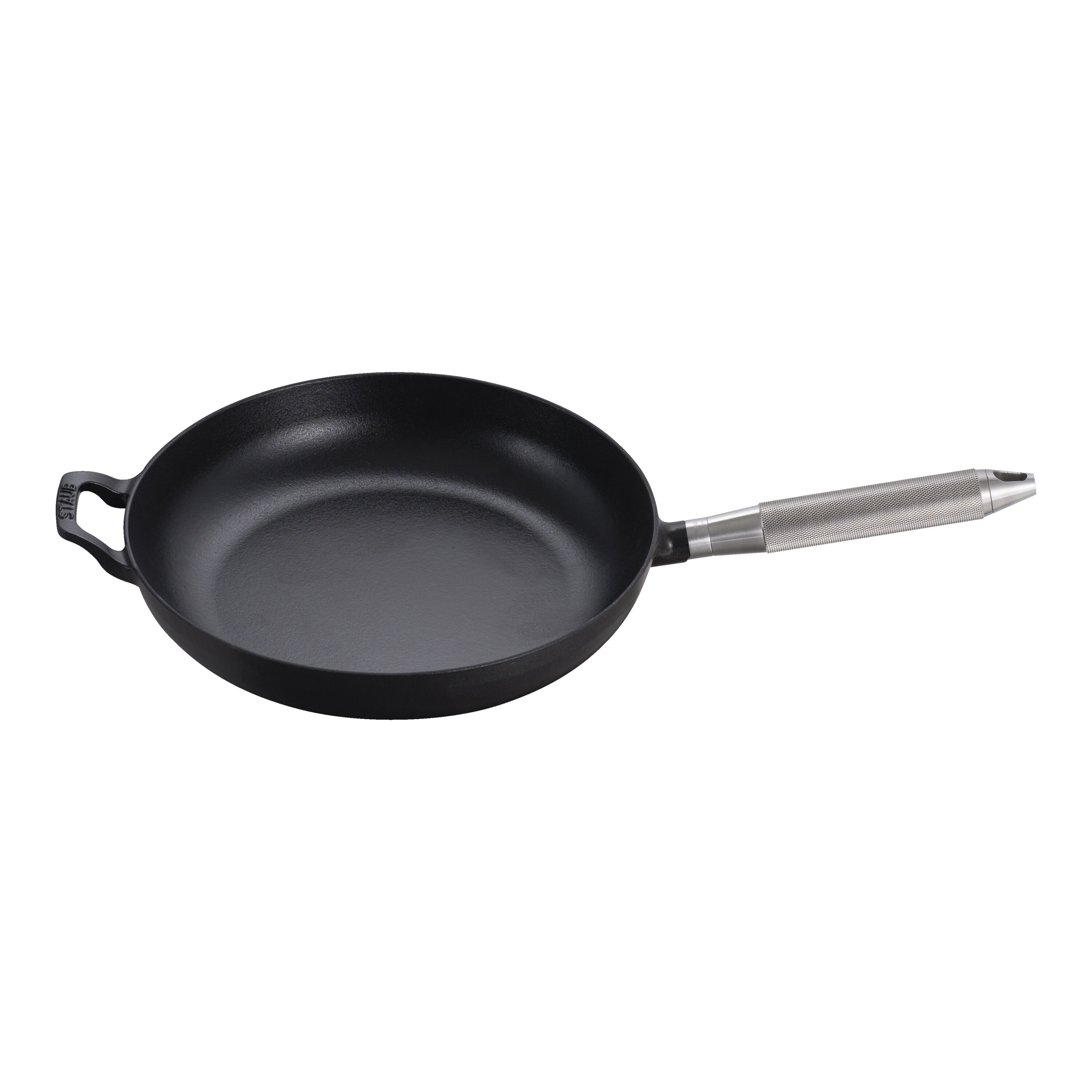 Staub        Pans                Bratpfanne Buster+Punch 28 cm, rund, Schwarz, Gusseisen