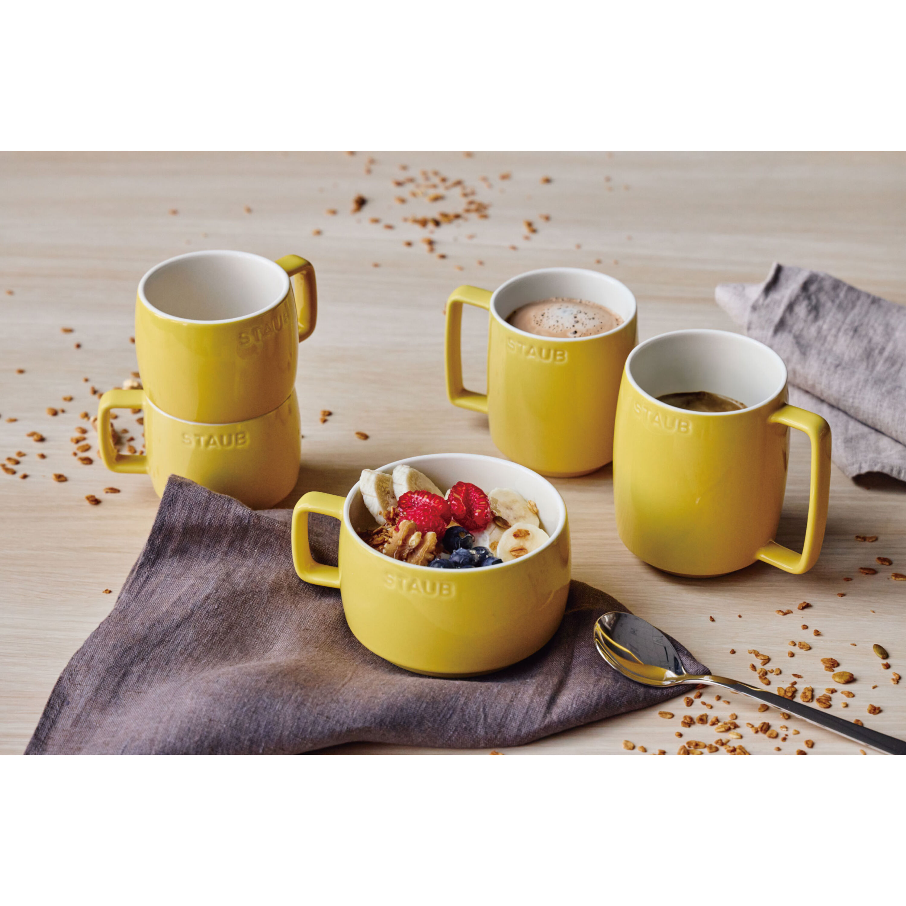 Staub        Ceramique                Tasse 350 ml, Citron, Keramik