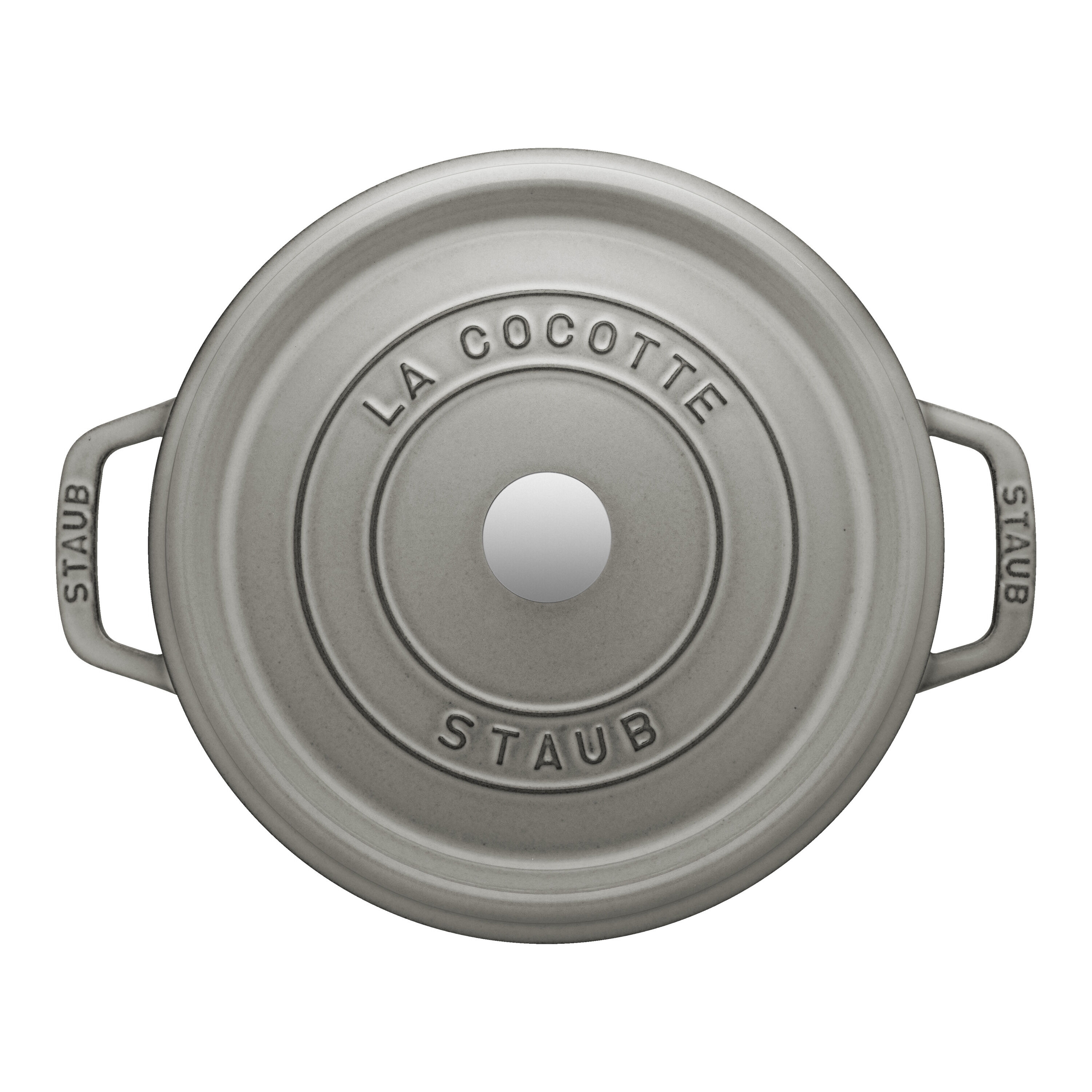 Staub        La Cocotte                Cocotte 24 cm, rund, Graphit-Grau, Gusseisen