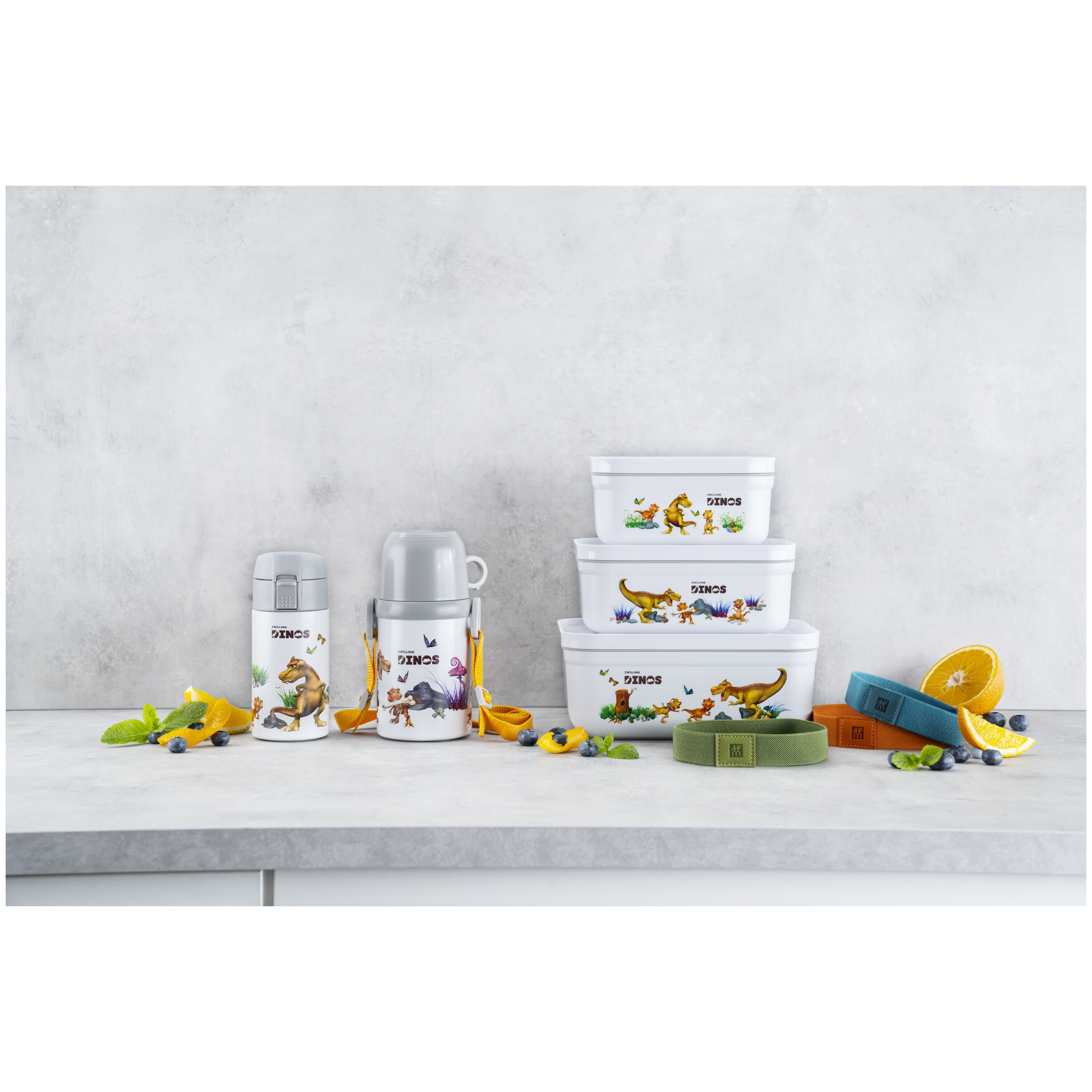 ZWILLING        Fresh & Save                Vakuum Lunchbox DINOS L, Kunststoff, Weiß-grau
