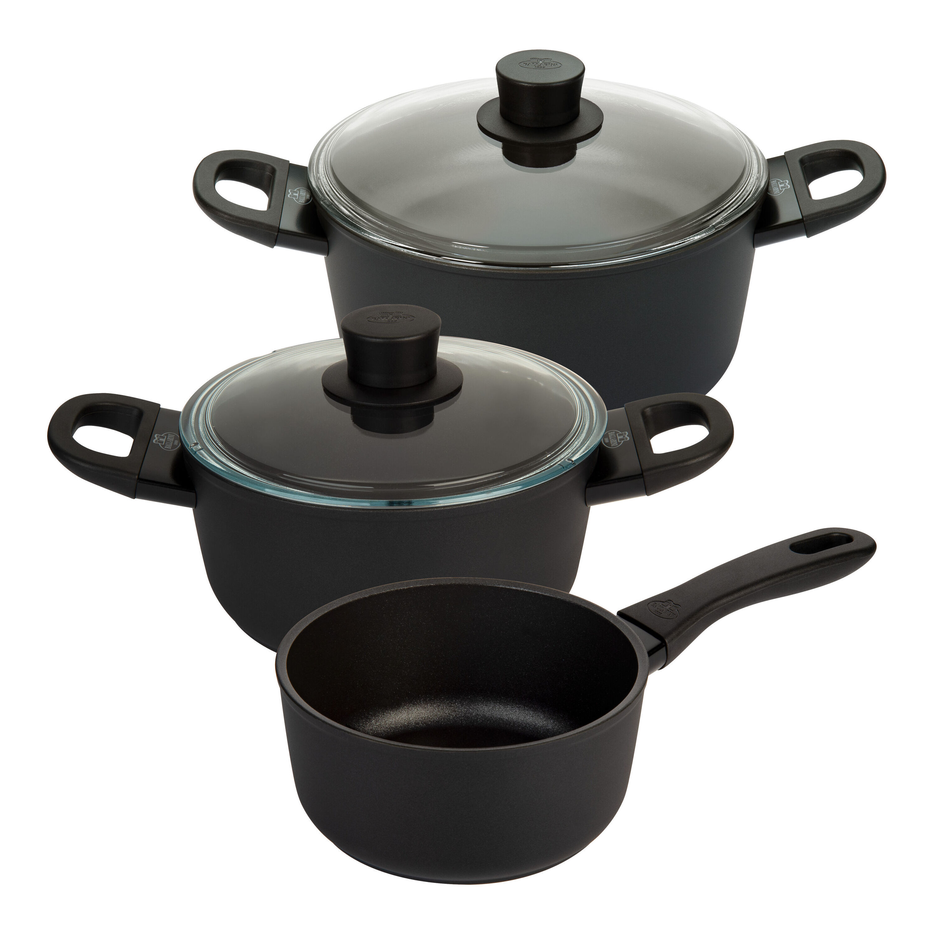 BALLARINI        Avola                Kochtopfset 3-TLG, Aluminium, Keravis Extreme