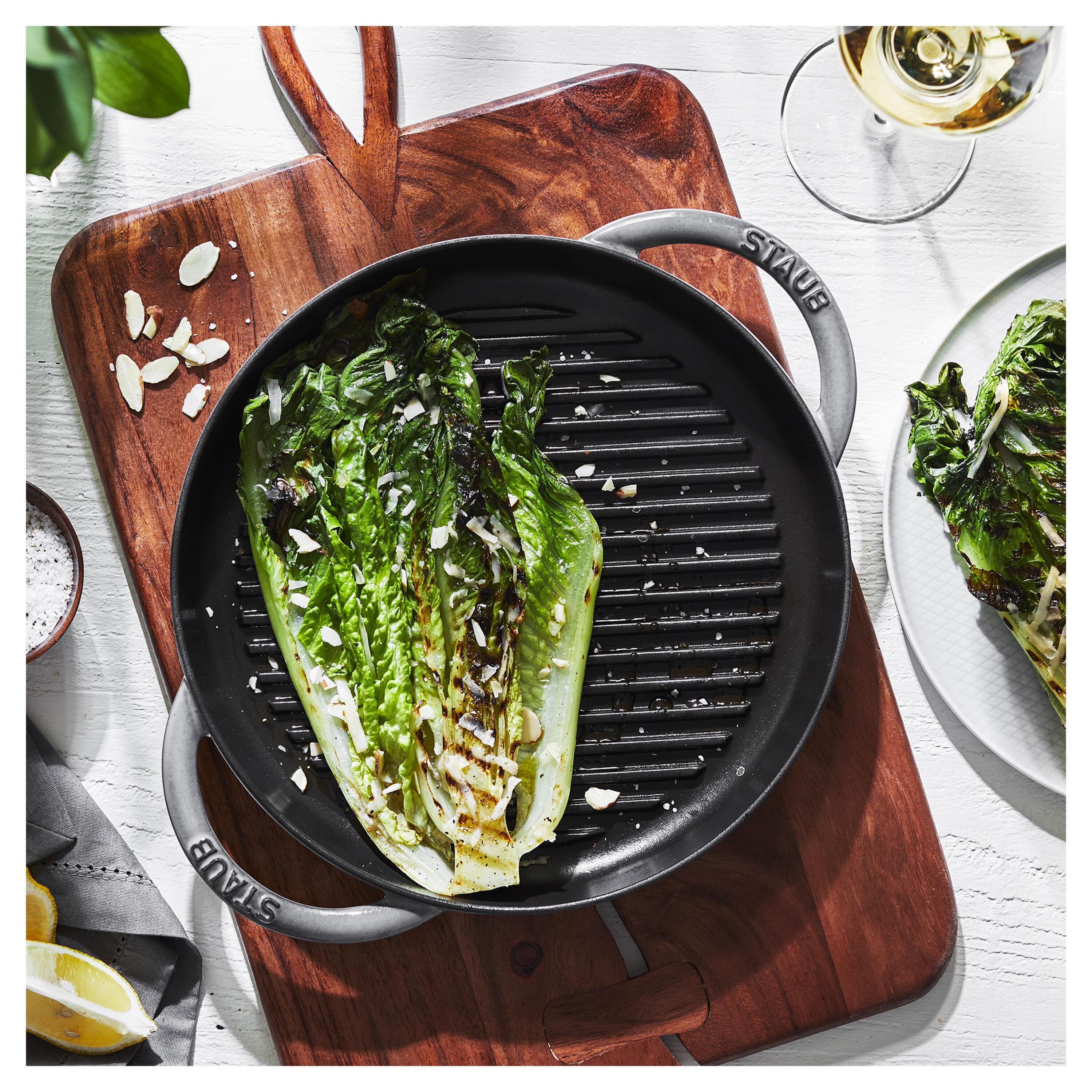 Staub        Grill Pans                Pure Grill 26 cm, rund, Graphit-Grau, Gusseisen