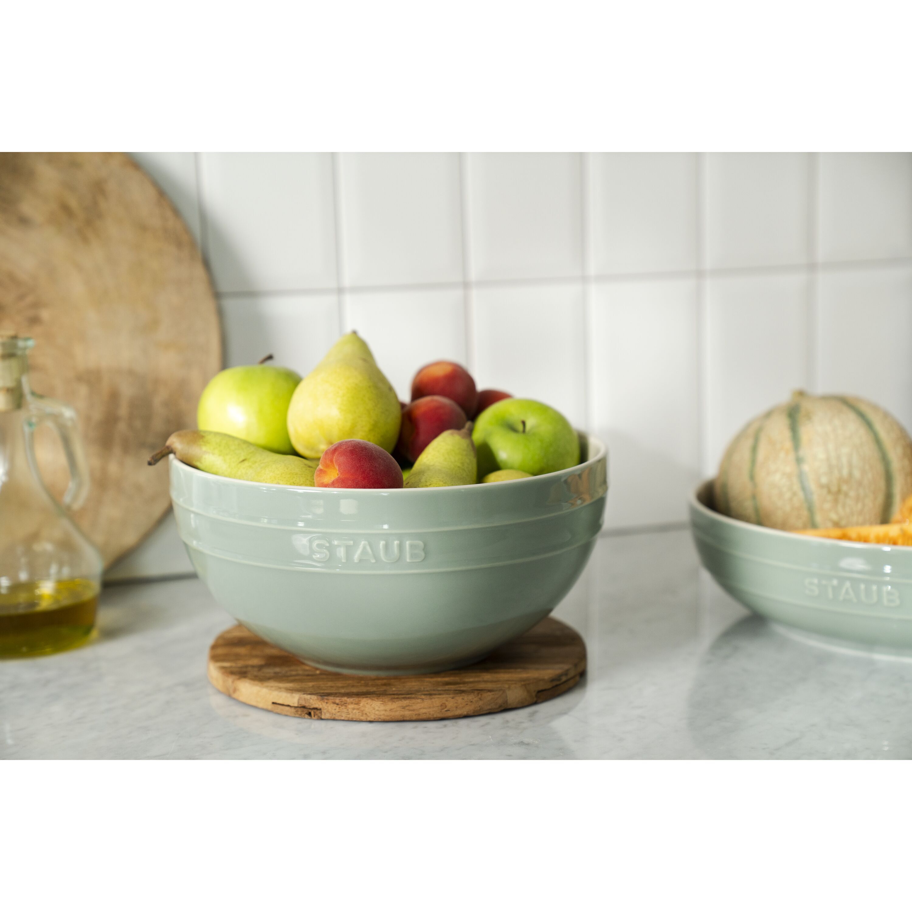Staub        Ceramique                Schüssel 18 cm, rund, Eukalyptus, Keramik