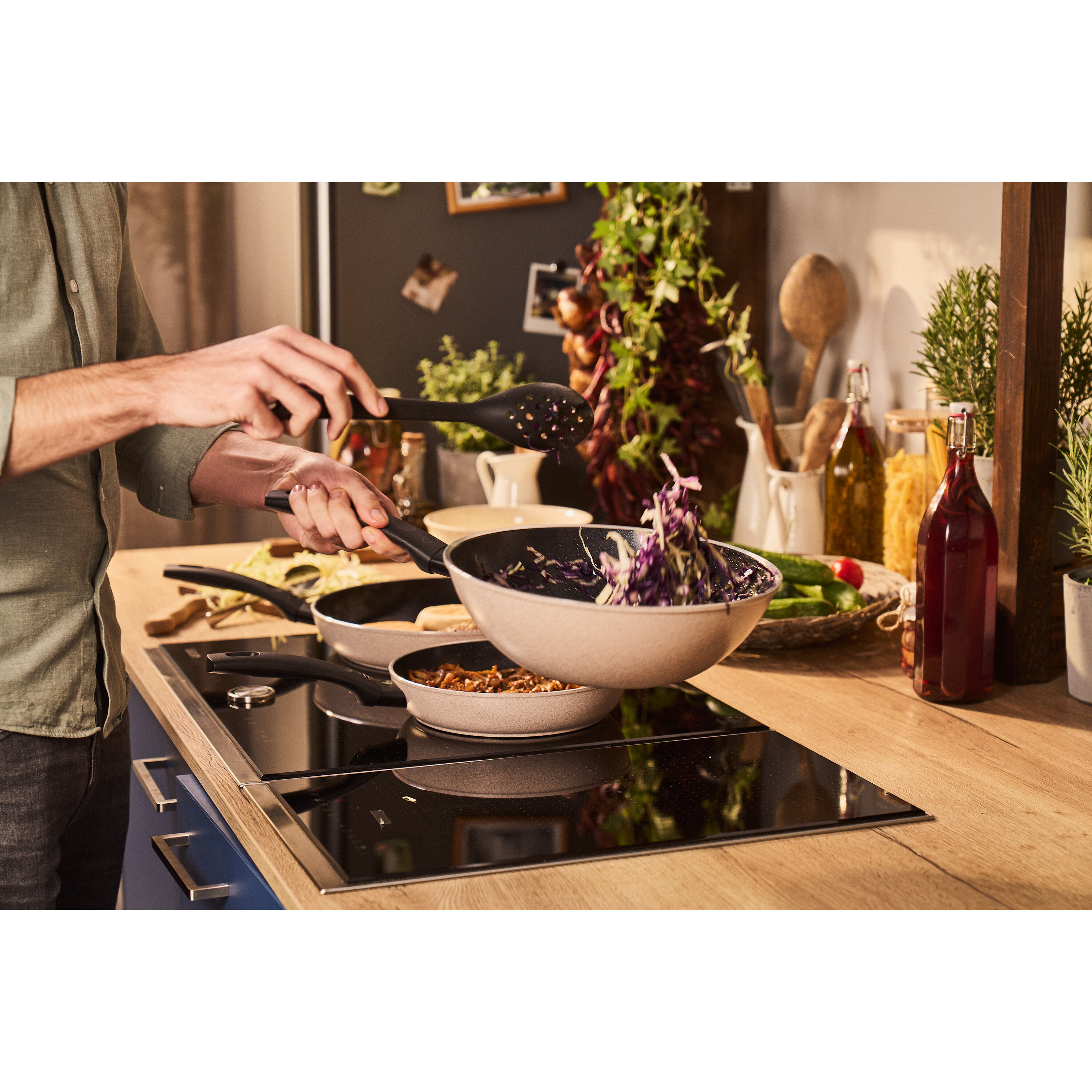 BALLARINI        Ledro                Wok, 28 cm, Aluminium, Keramische Antihaftbeschichtung