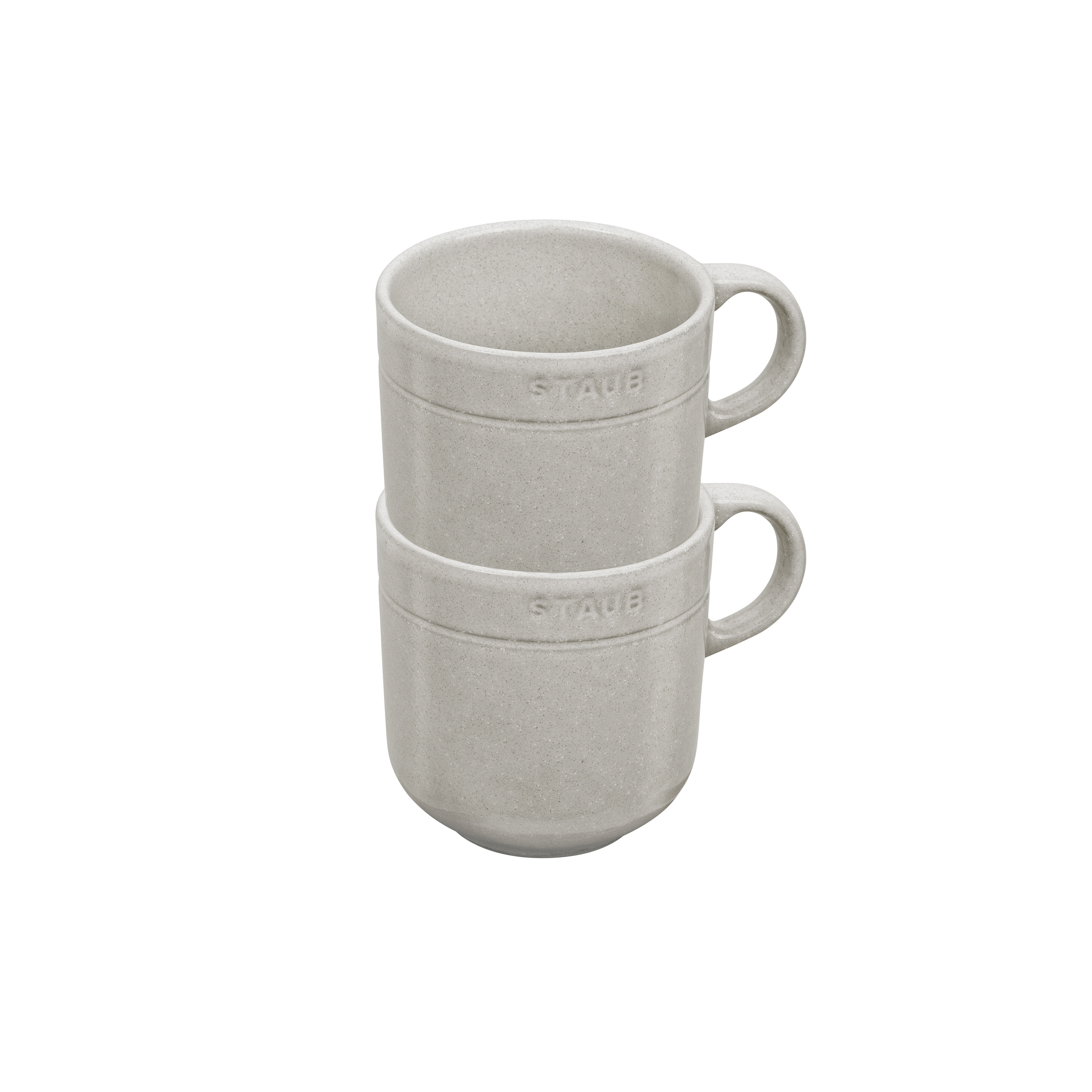 Staub        Dining Line                Tassenset 2-tlg, 350ml, Weisser Trüffel