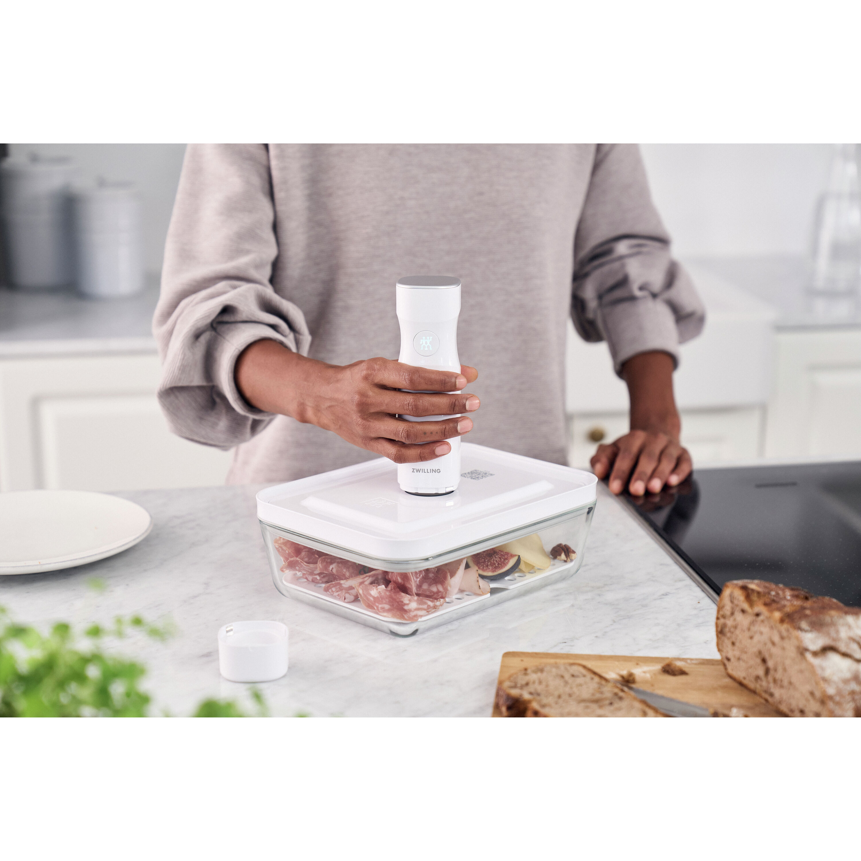 ZWILLING        Fresh & Save                Vakuum Zubehörset Abtropfgitter für Glasboxen, Kühlschrankbox/Auflaufform / 2-tlg