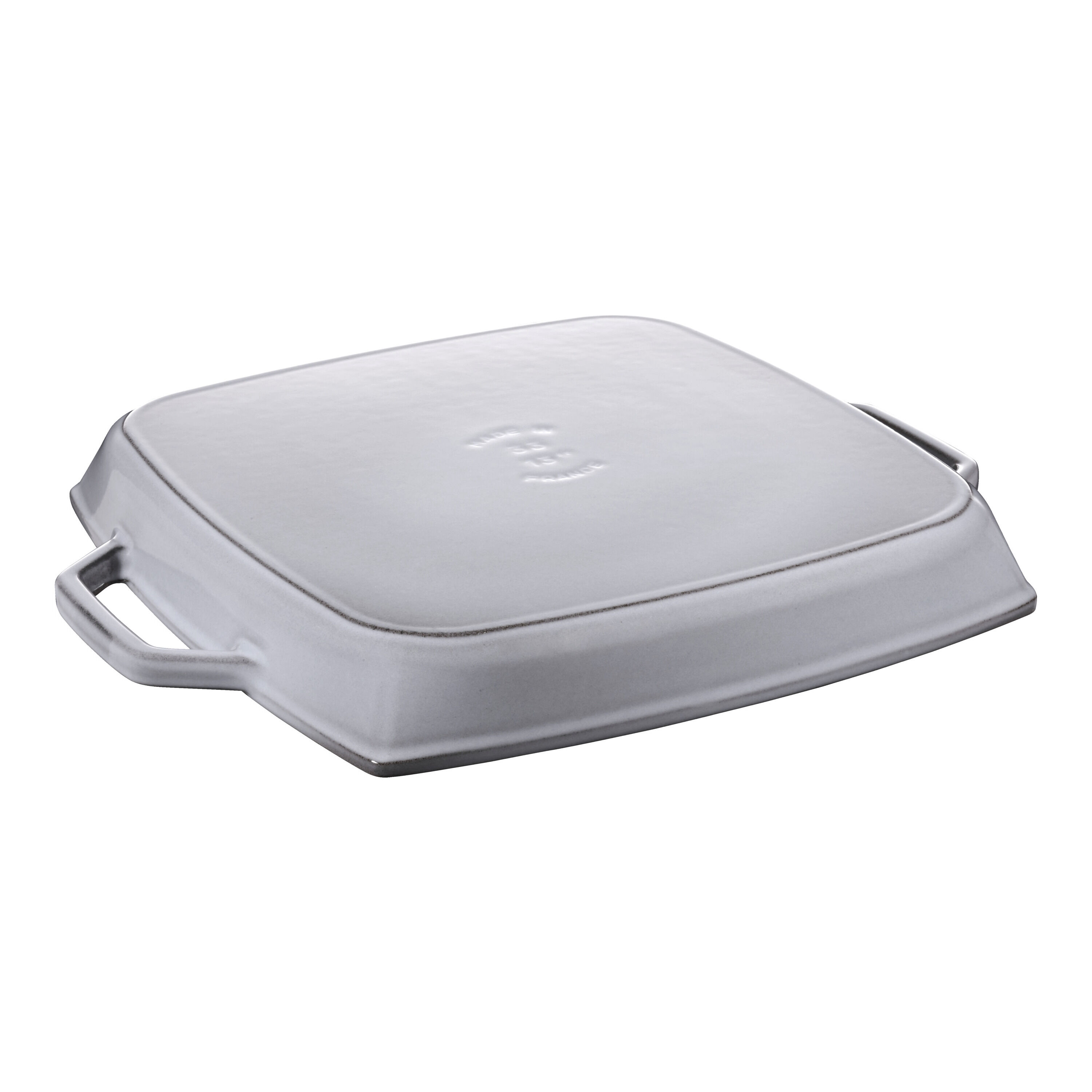 Staub        Grill Pans                Grillpfanne 33 cm, quadratisch, Graphit-Grau, Gusseisen