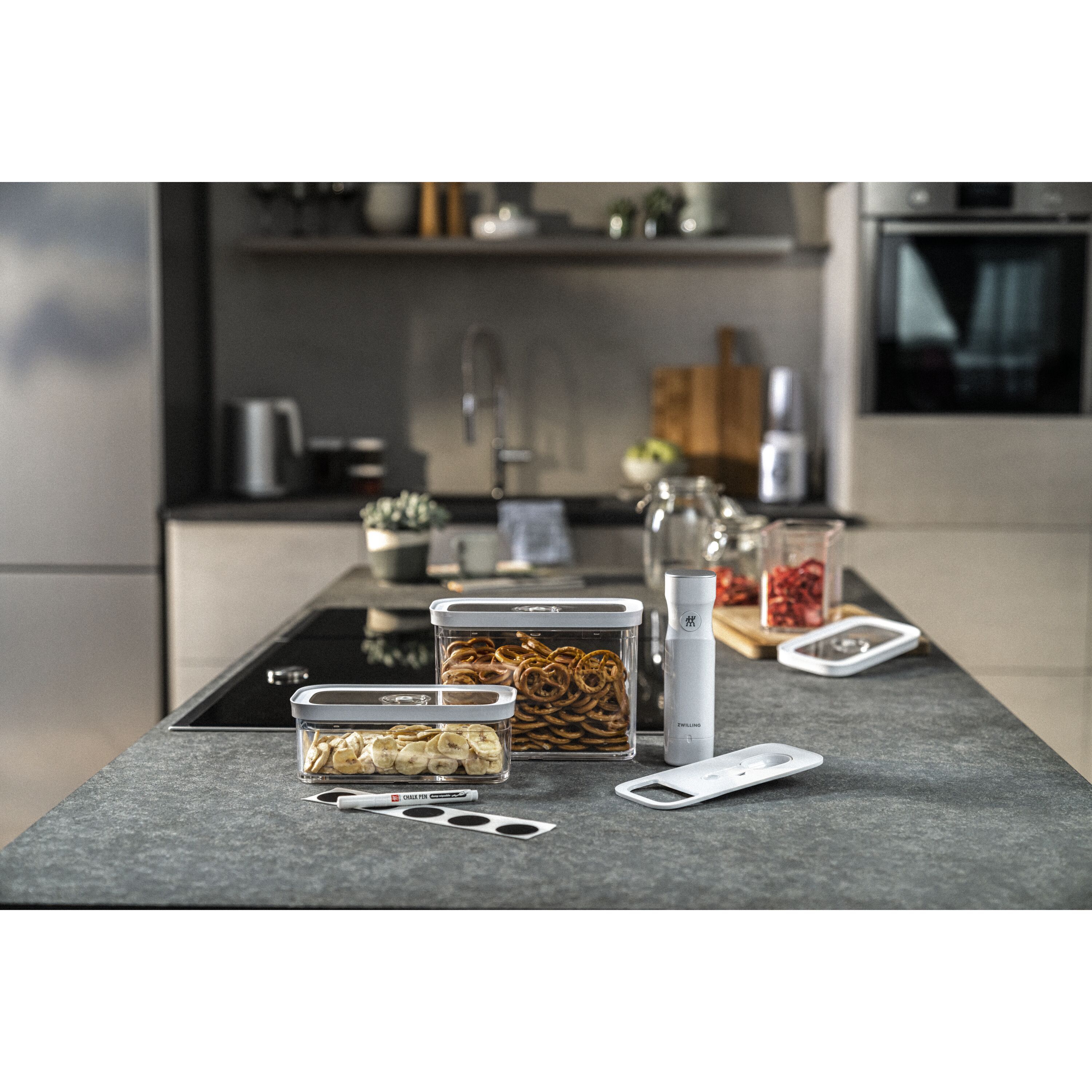 ZWILLING        Fresh & Save CUBE                CUBE Box 2M / 21 cm, Transparent-Weiß