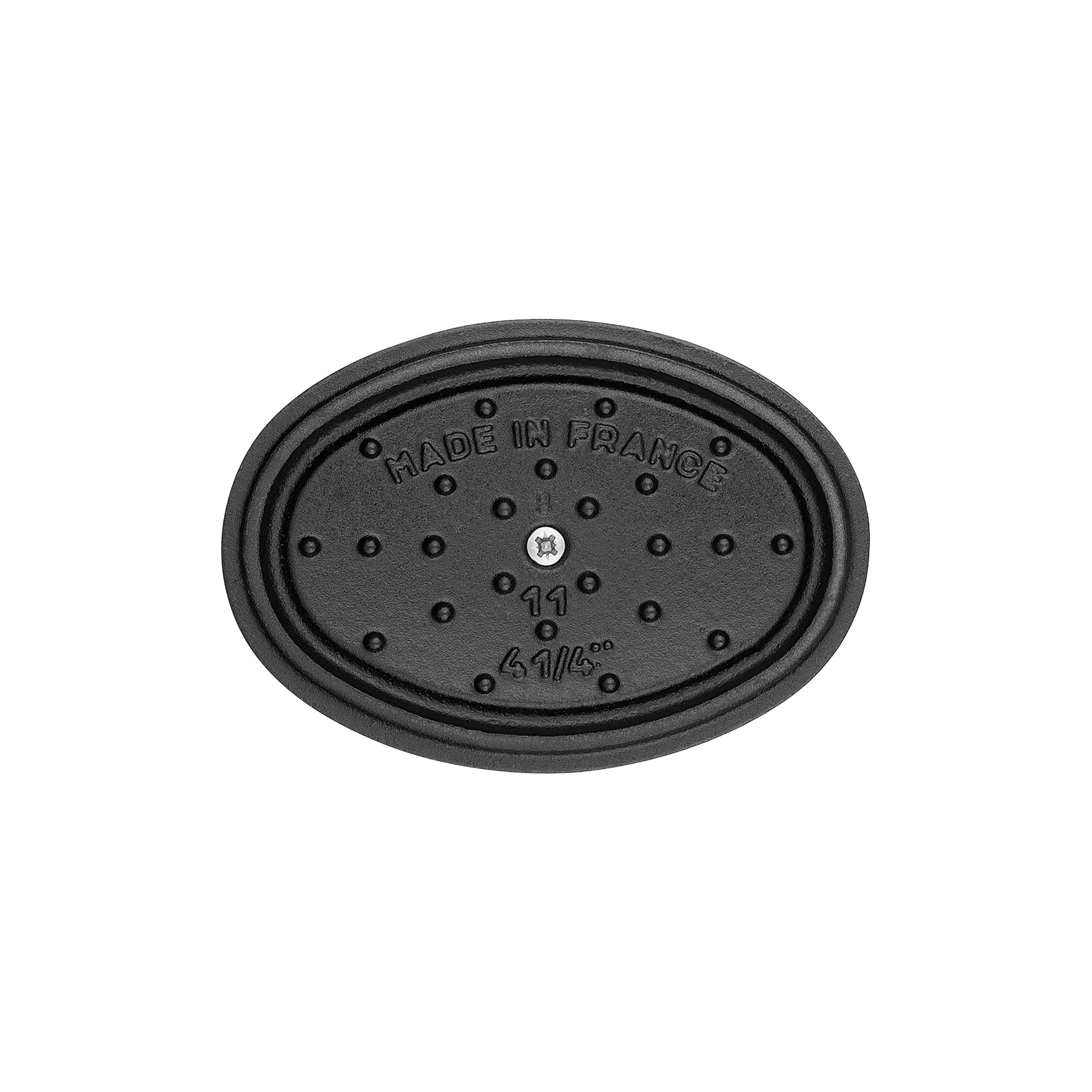 Staub        La Cocotte                Mini Cocotte 11 cm, oval, Schwarz, Gusseisen