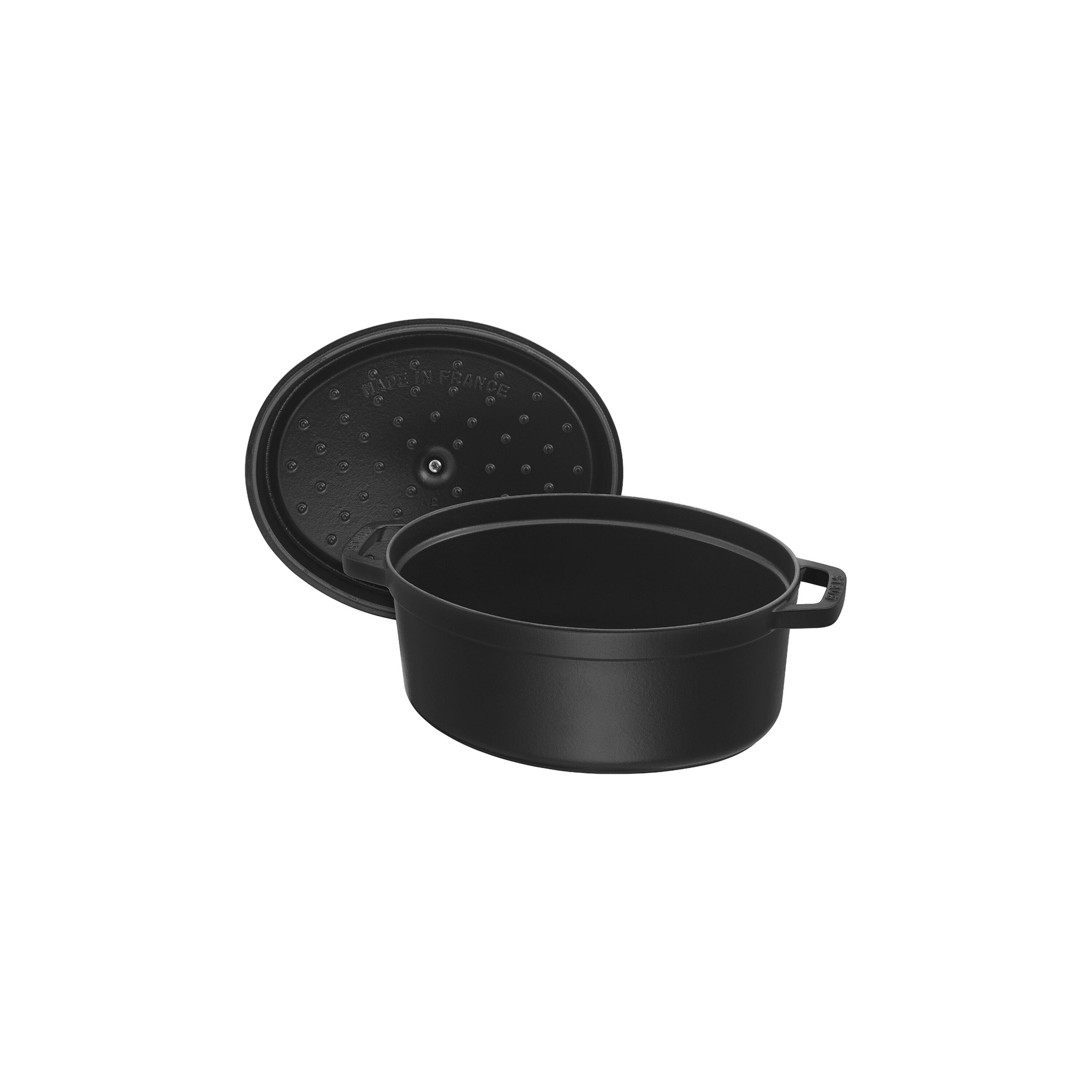 Staub        La Cocotte                Cocotte 31 cm, oval, Schwarz, Gusseisen