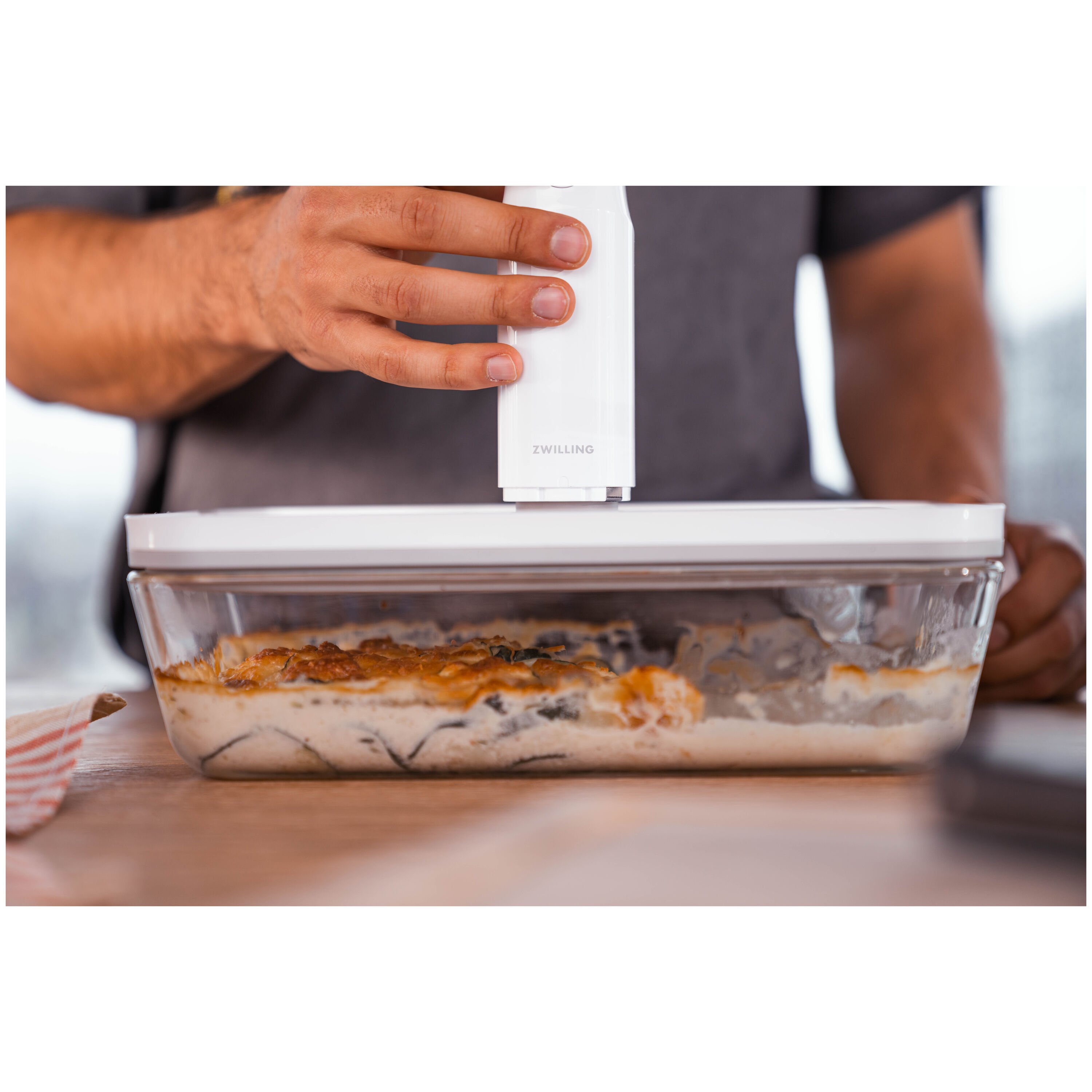 ZWILLING        Fresh & Save                Vakuum Auflaufform, Glas, Grau