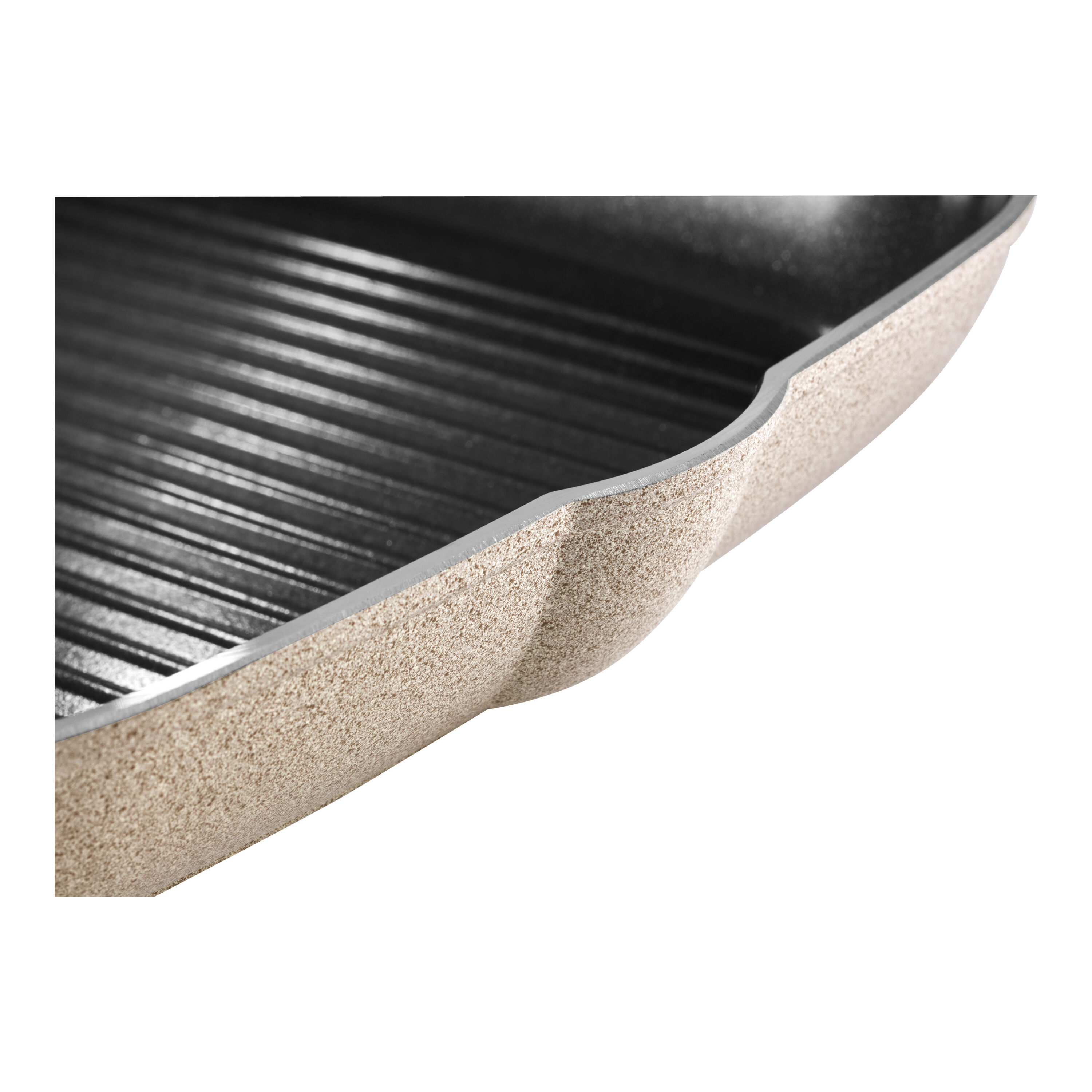 BALLARINI        Ledro                Grillpfanne, 28 cm, Aluminium, Keramische Antihaftbeschichtung