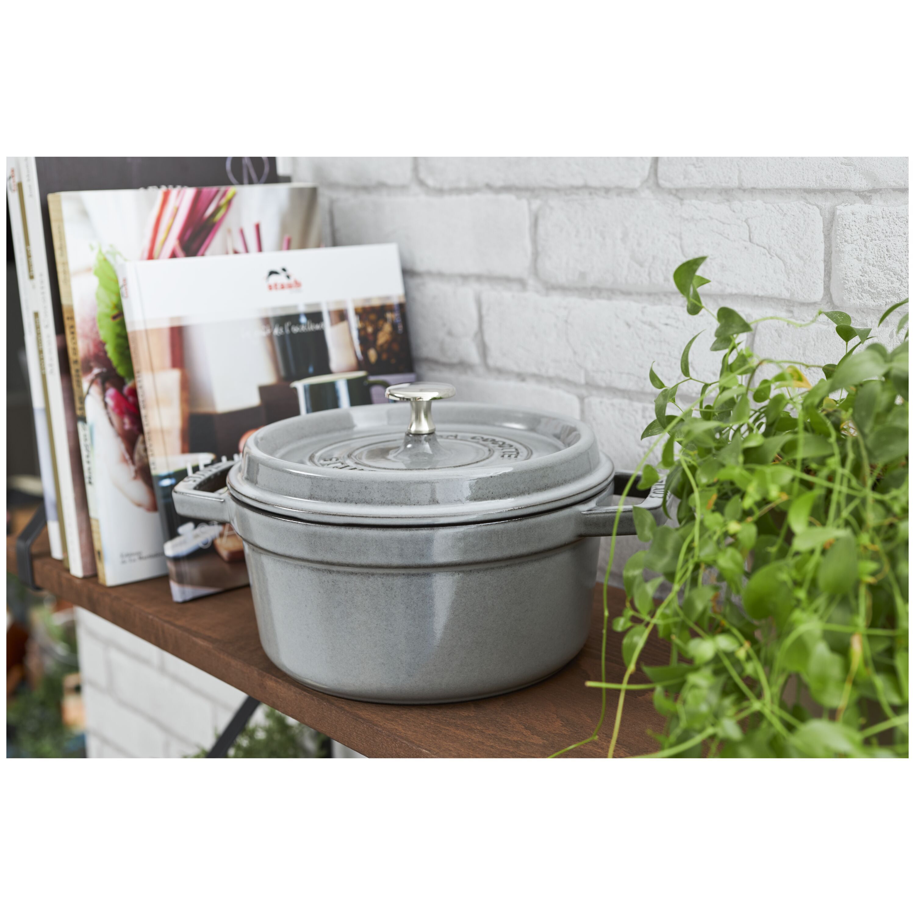 Staub        La Cocotte                Cocotte 18 cm, rund, Graphit-Grau, Gusseisen