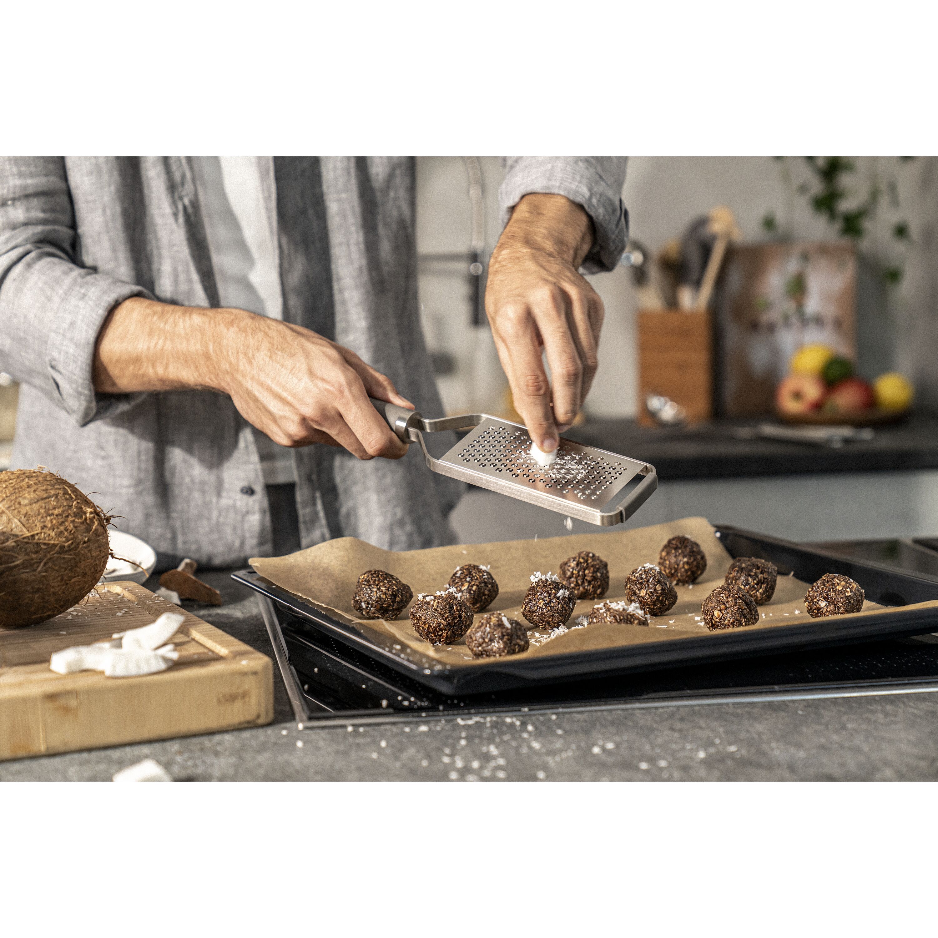 ZWILLING        Pro                Reibe, Medium, 34 cm, Grau