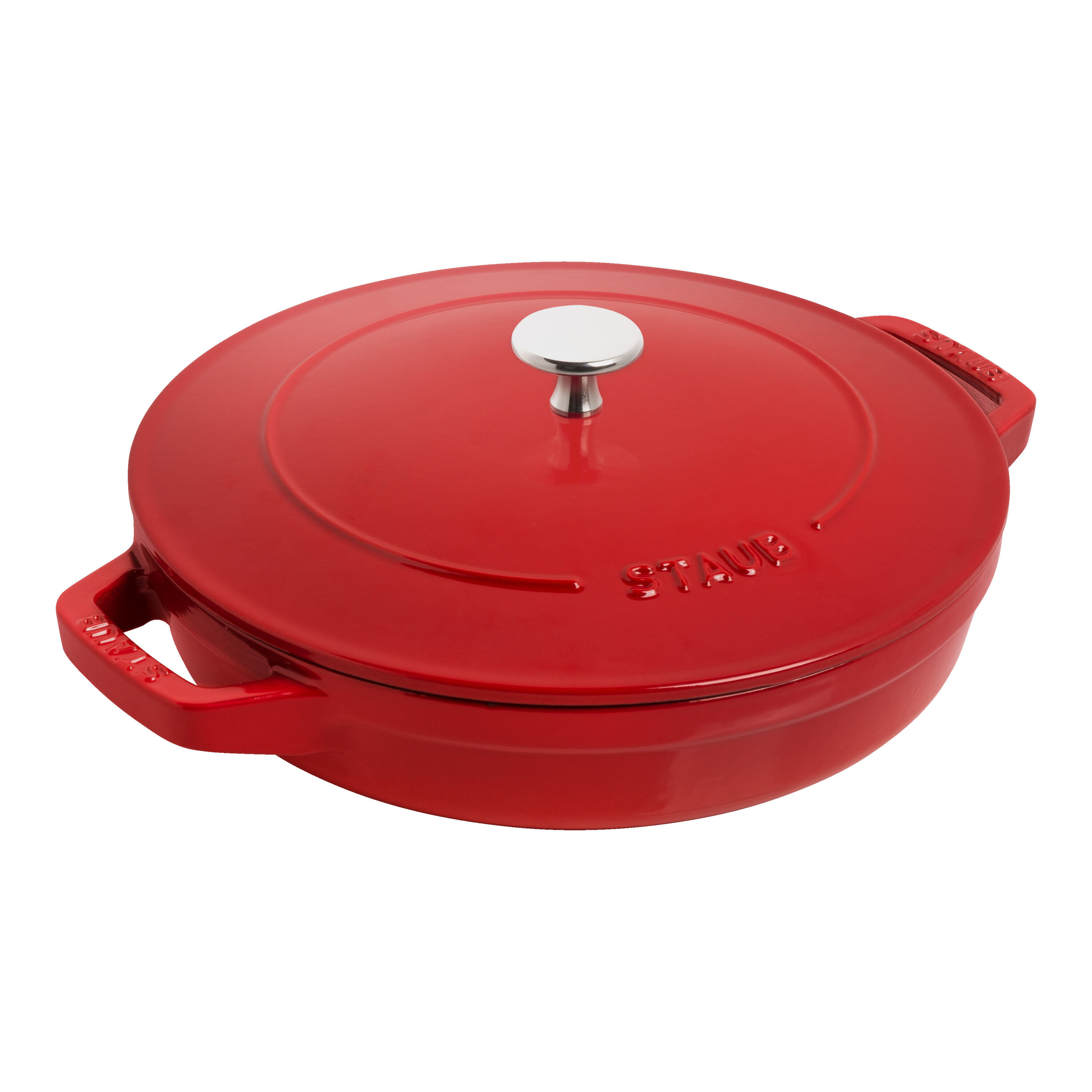 Staub        Stackable Set                Kochtopfset Stackable 3-tlg, rund, Kirsch-Rot, Gusseisen