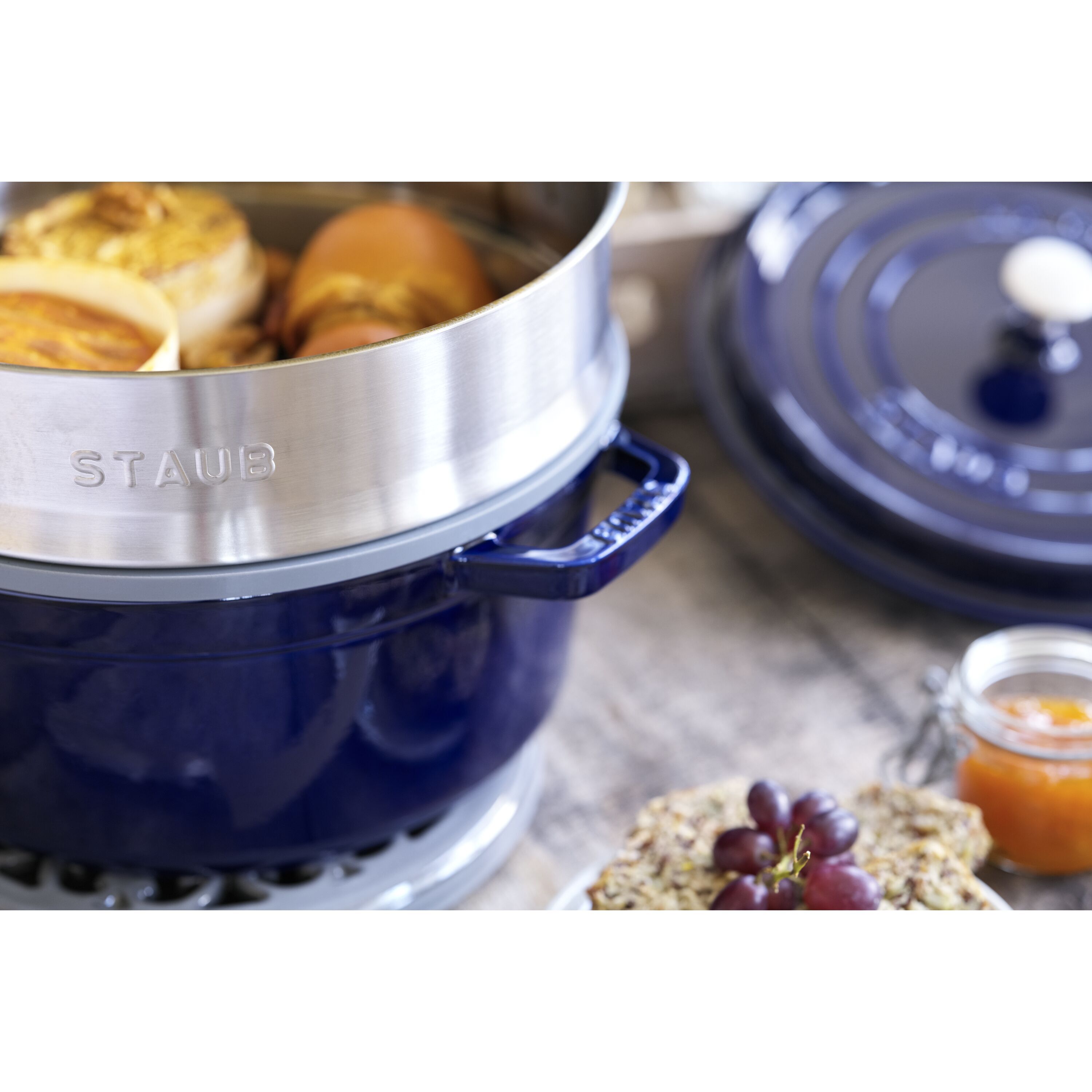 Staub                        Dämpfeinsatz 26 cm, Edelstahl