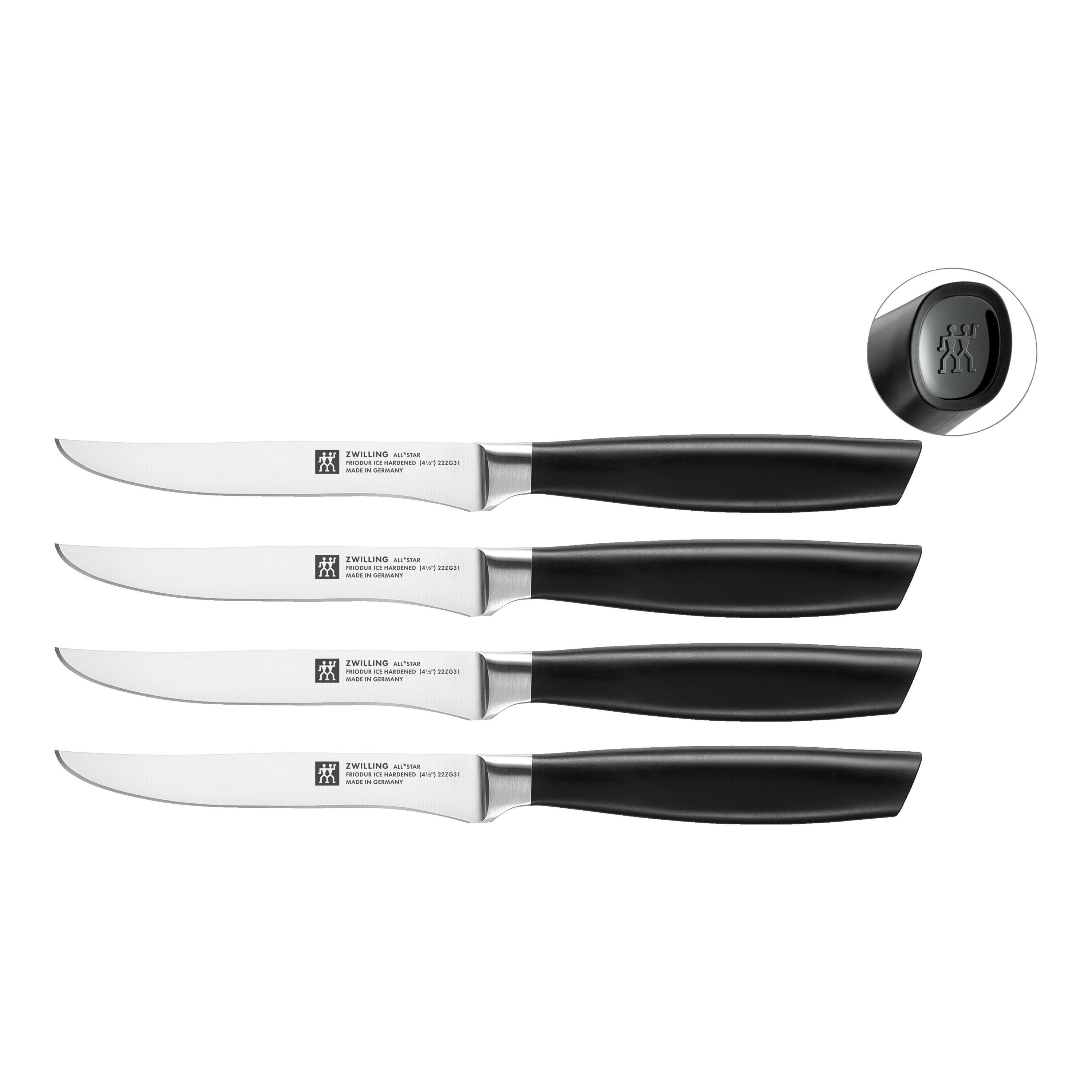 ZWILLING        All * Star                Steakmesserset 4-tlg, Schwarz