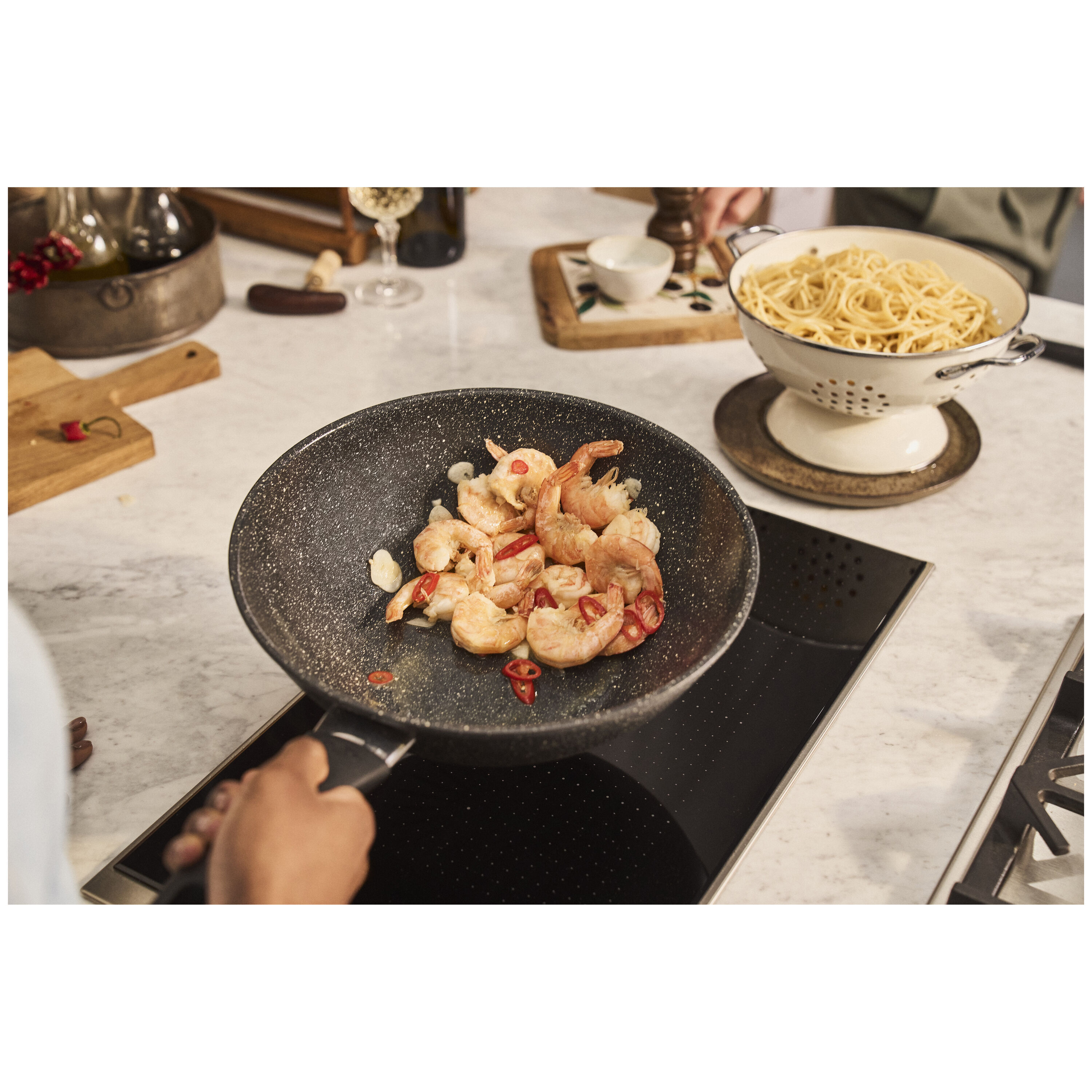 BALLARINI        Vipiteno                Wok, 28 cm, Aluminium, Keramische Antihaftbeschichtung