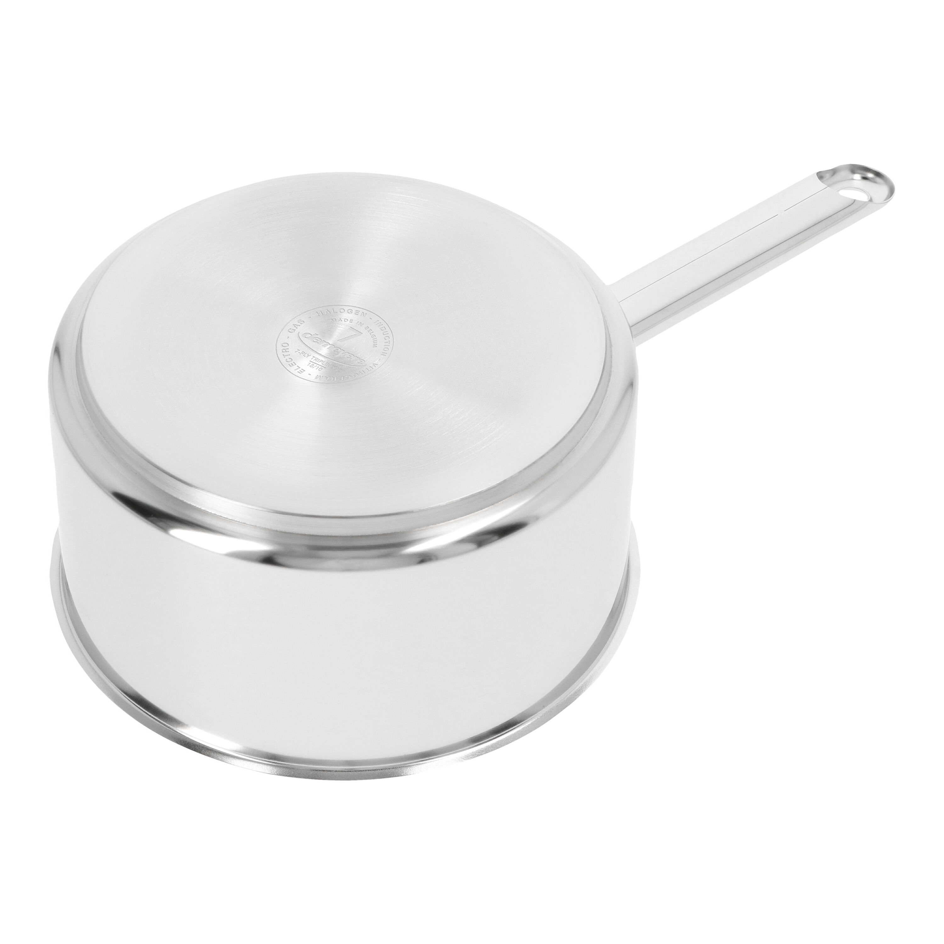 Demeyere        Apollo 7                Stieltopf ohne Deckel 18 cm, 18/10 Edelstahl, Silber