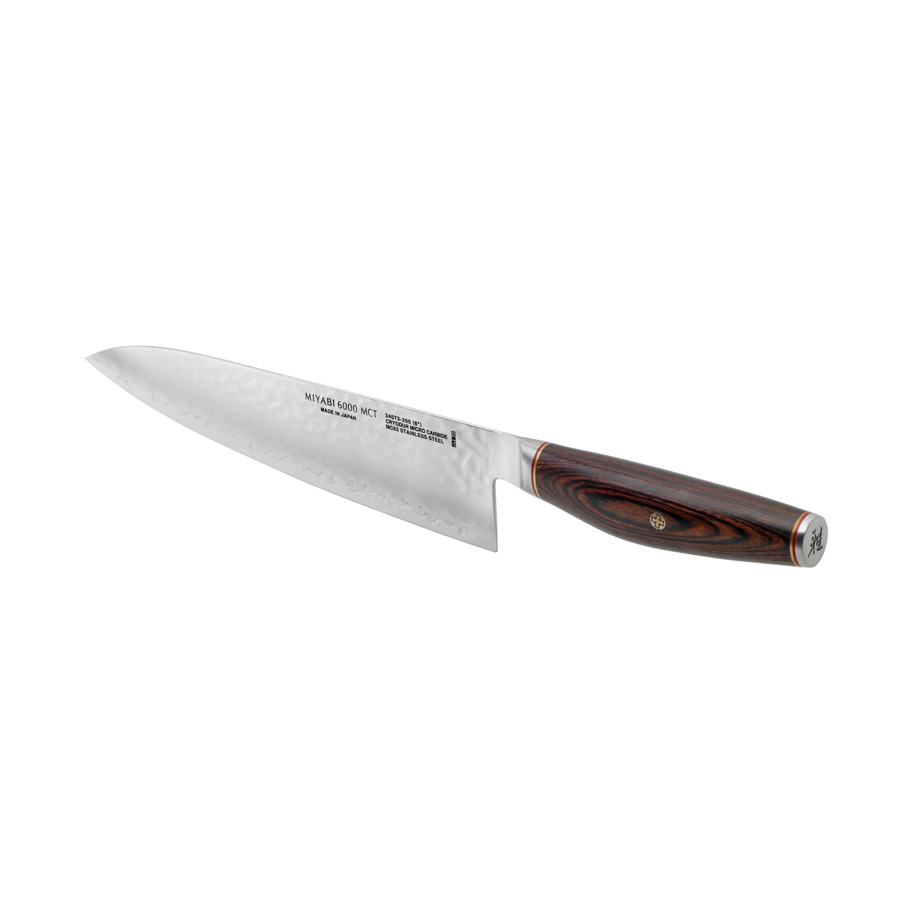 MIYABI        6000 MCT                Gyutoh 16 cm, Pakka Holz