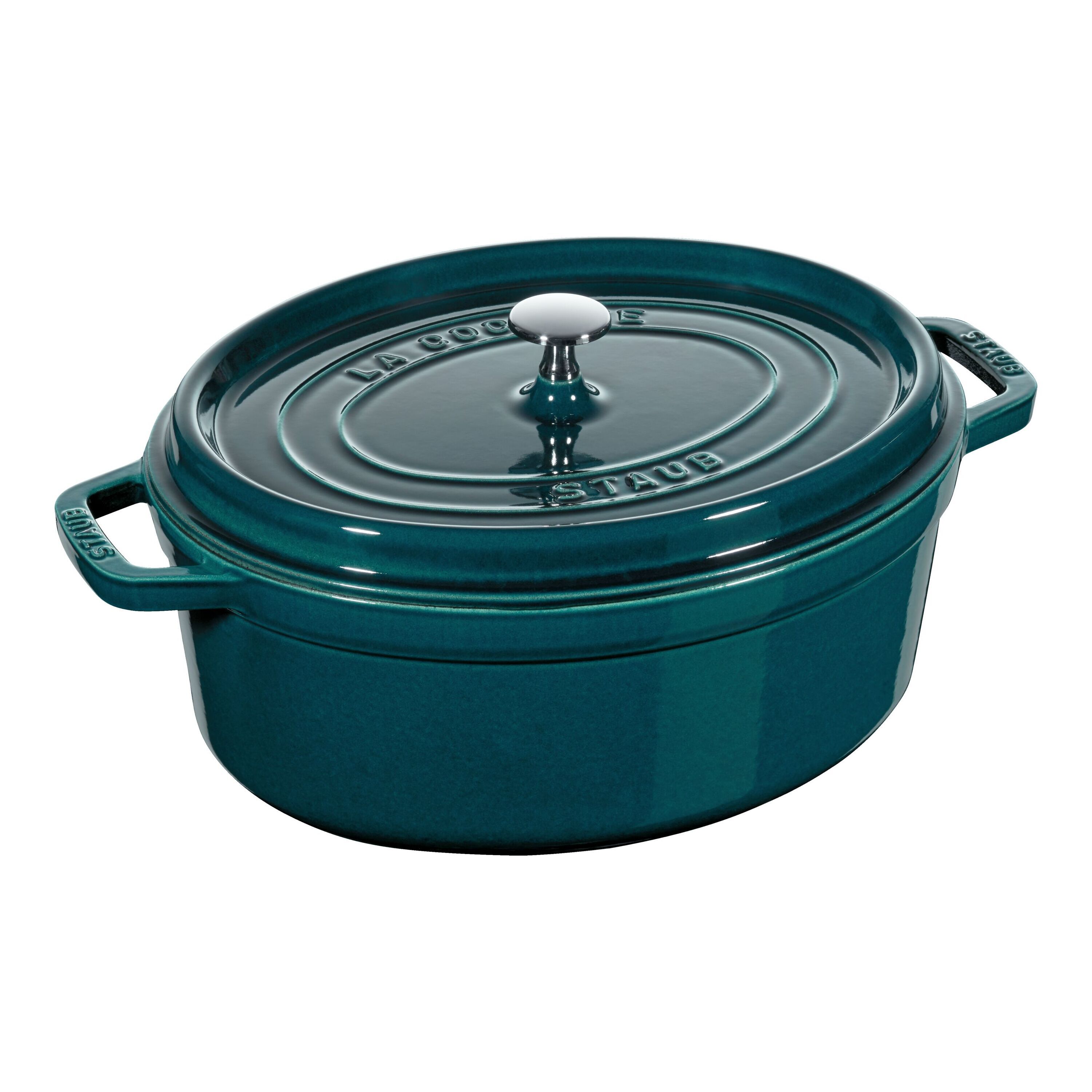 Staub        La Cocotte                Cocotte 31 cm, oval, La-Mer, Gusseisen