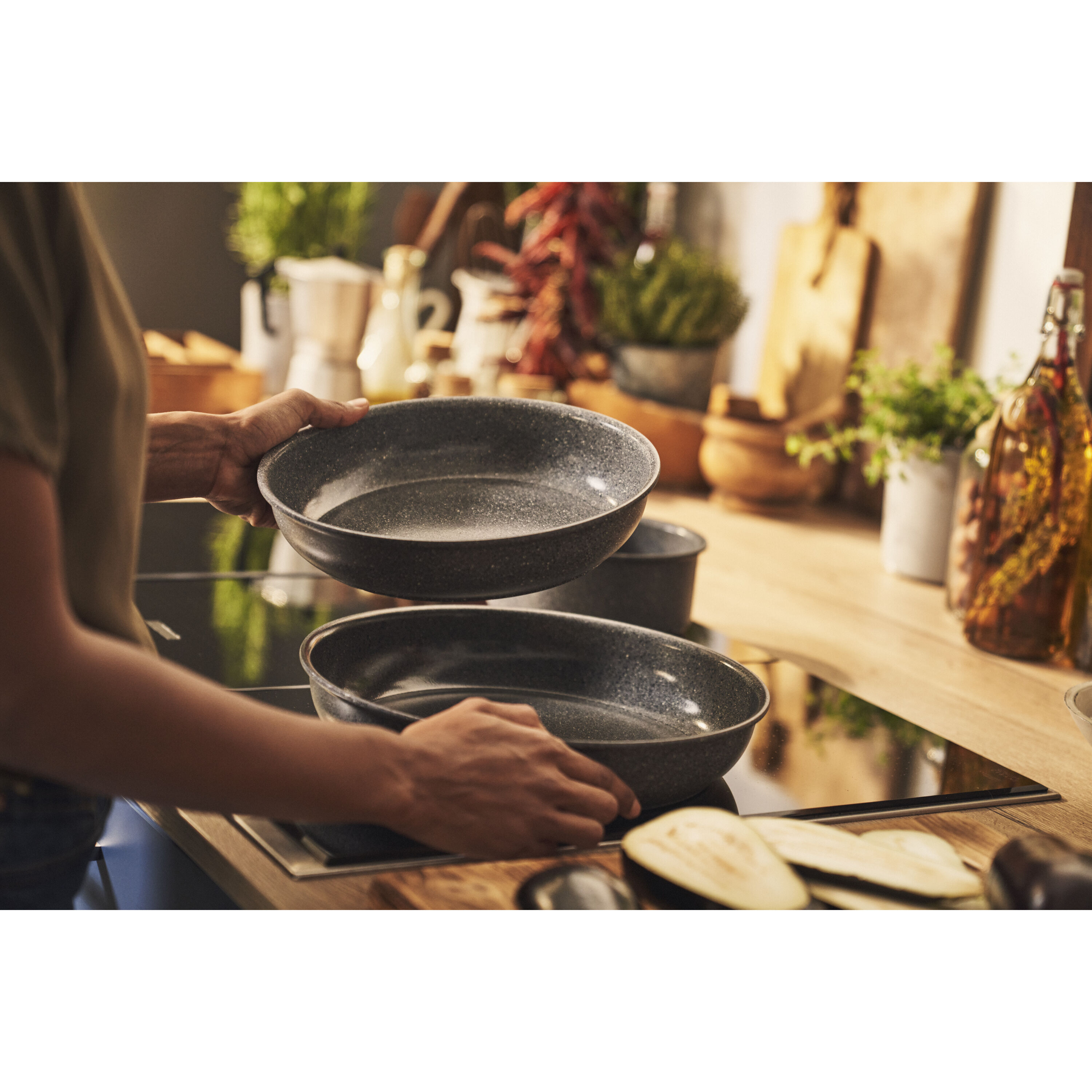 BALLARINI        Torre                Bratpfannenset, 4-tlg, Aluminium, Keramische Antihaftbeschichtung