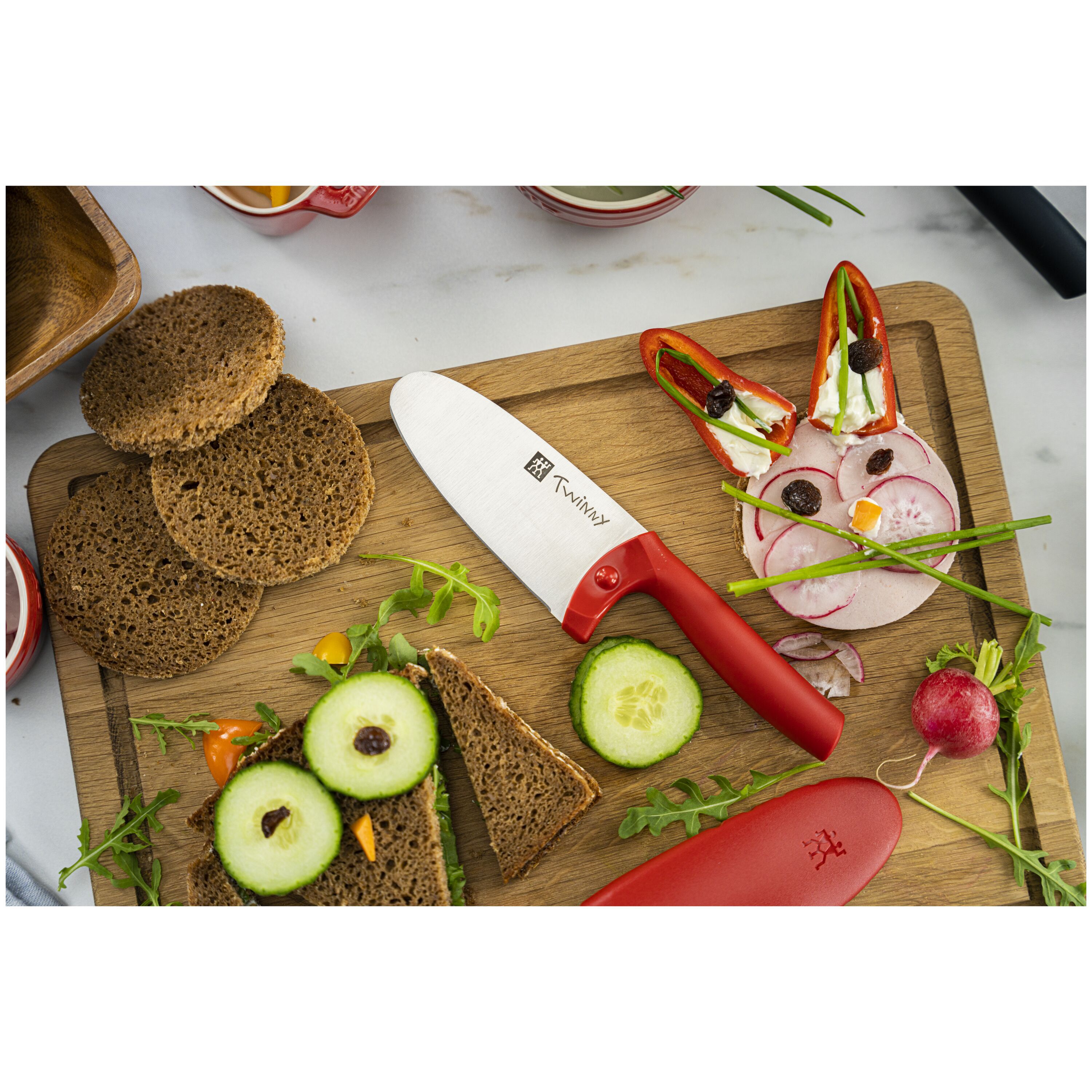 ZWILLING        Twinny                Kochmesser 10 cm, Rot