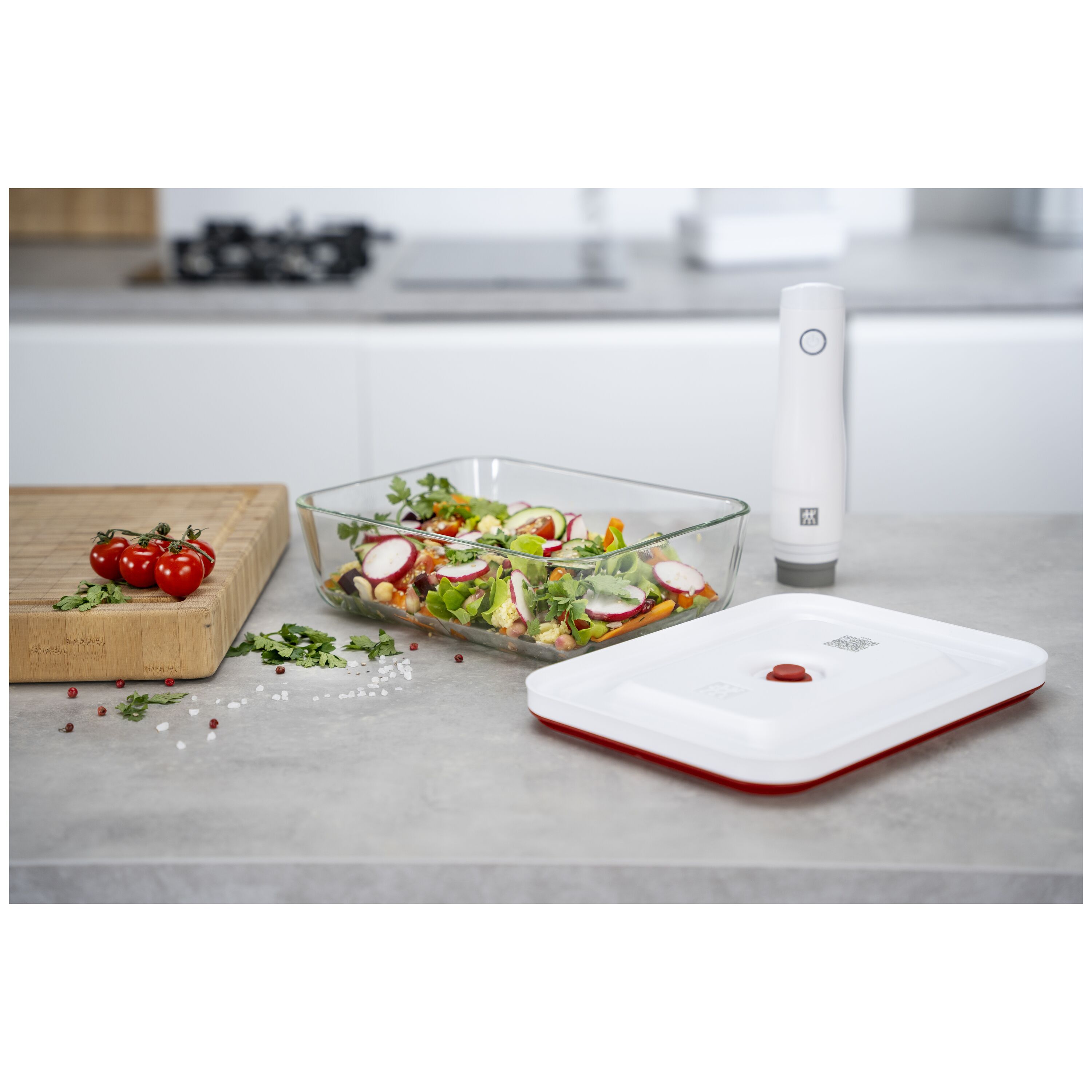 ZWILLING        Fresh & Save                Vakuum Kühlschrankbox, Glas, Rot