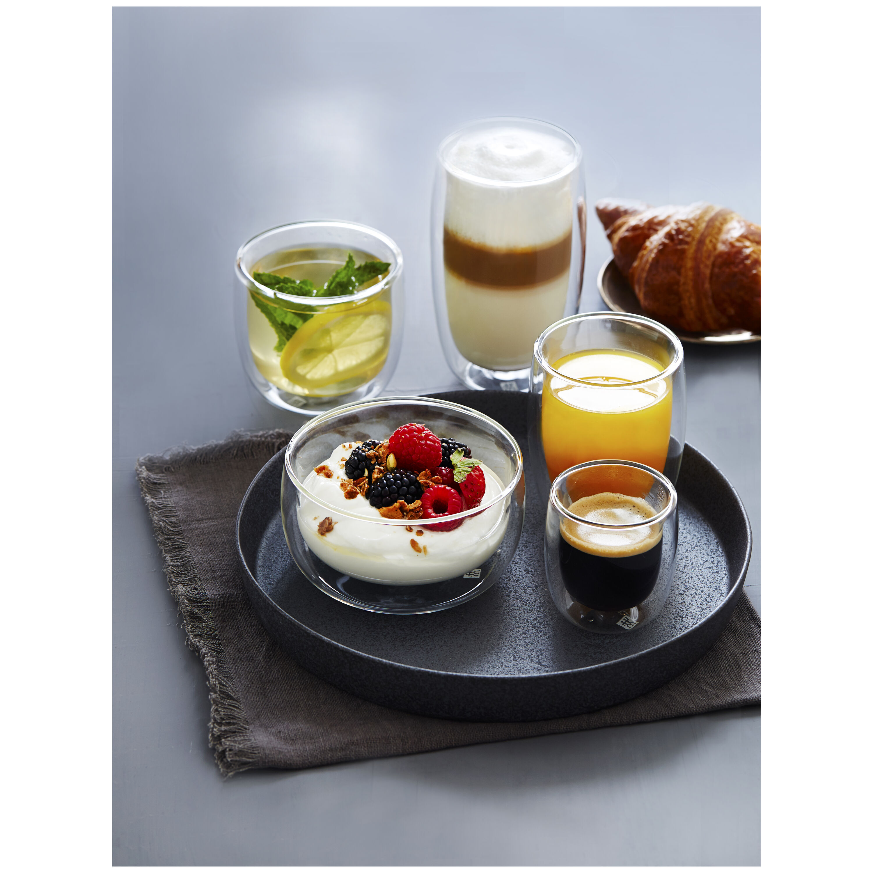 ZWILLING        Sorrento                Doppelwandiges Glas, Dessert 280 ml / 2-tlg
