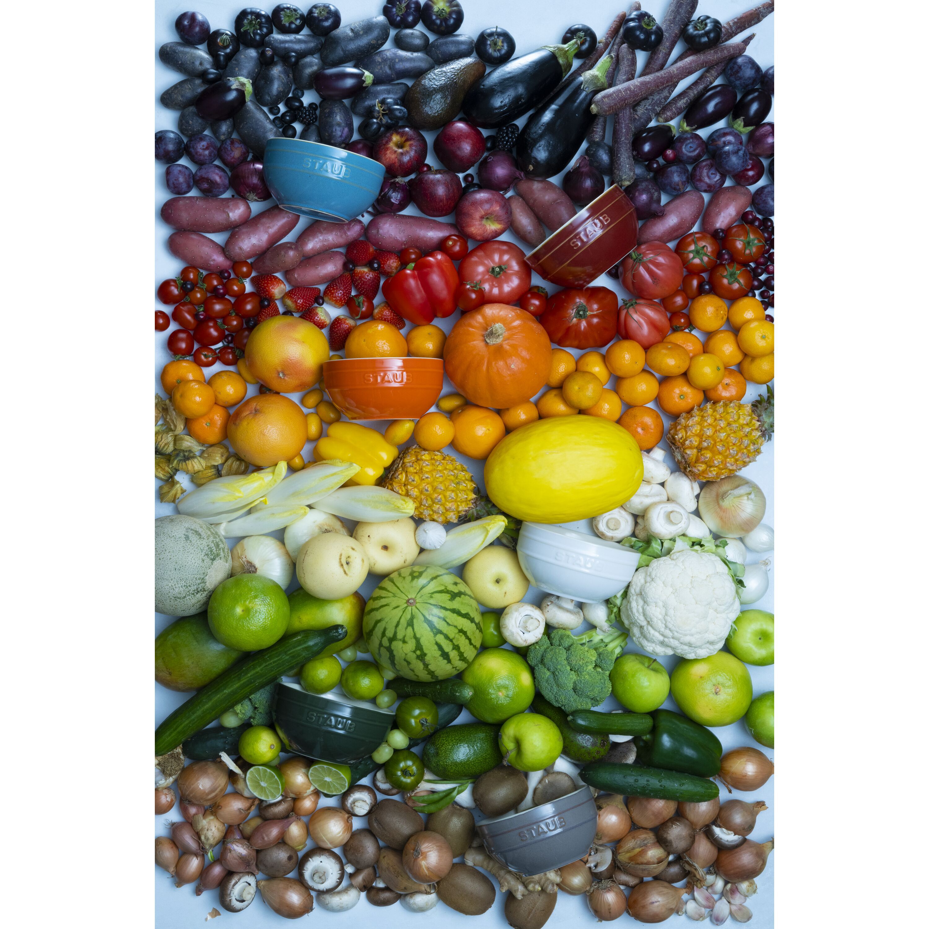 Staub        Ceramique                Schüssel Set Regenbogen 12 cm / 6-tlg, Keramik