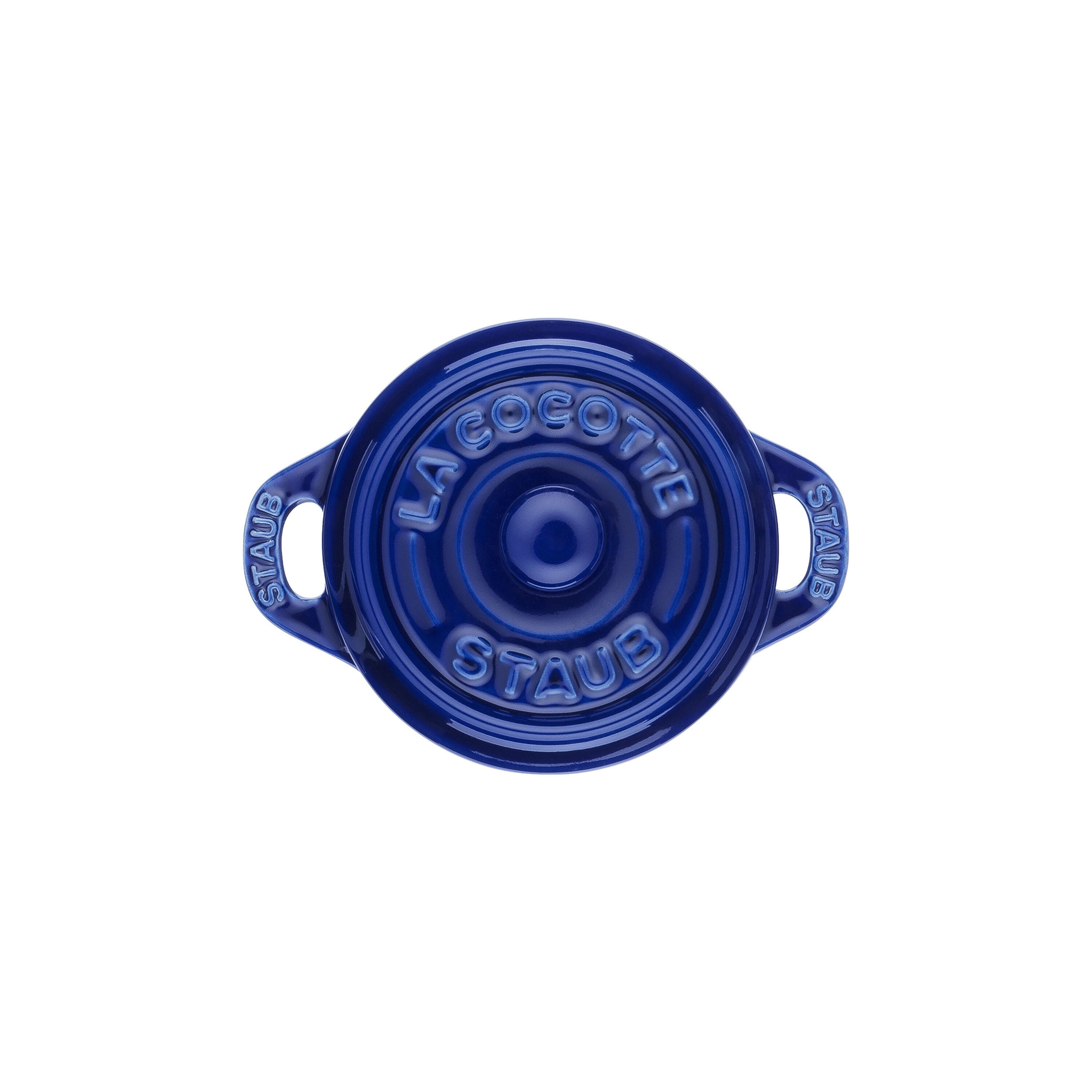 Staub        Ceramique                Mini Cocotte 10 cm, rund, Dunkelblau, Keramik