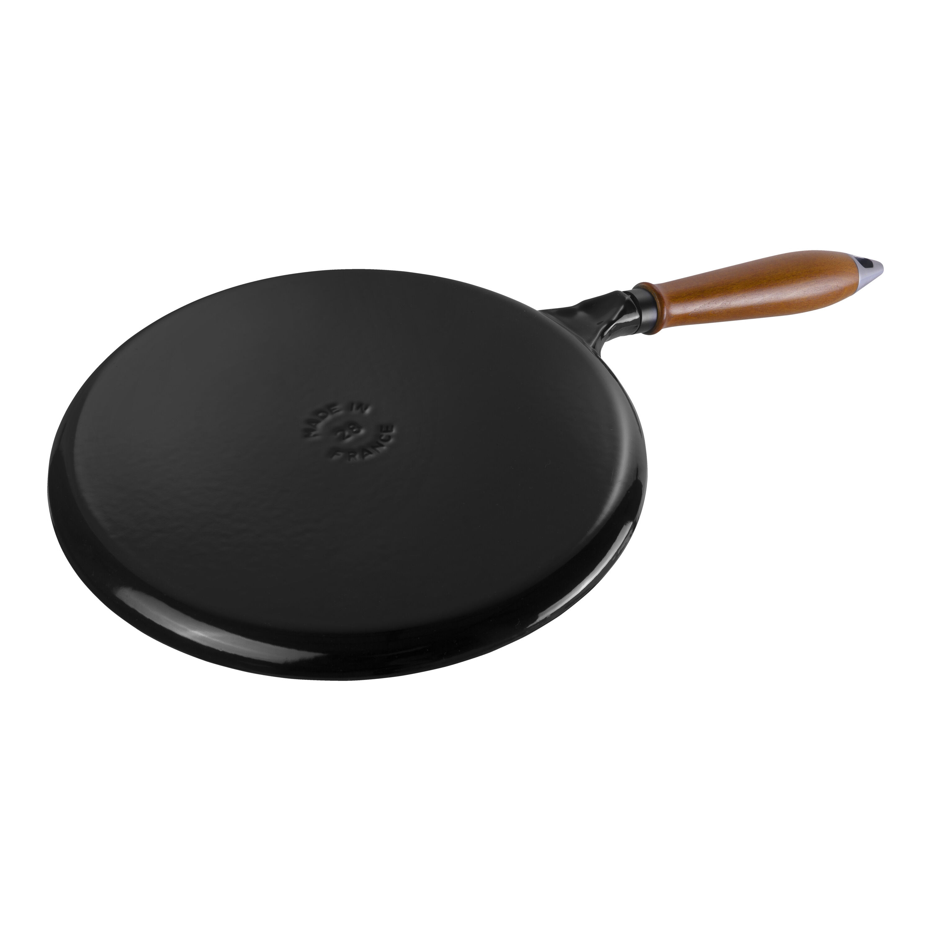 Staub        Pans                Pfannkuchenpfanne 28 cm, rund, Schwarz, Gusseisen