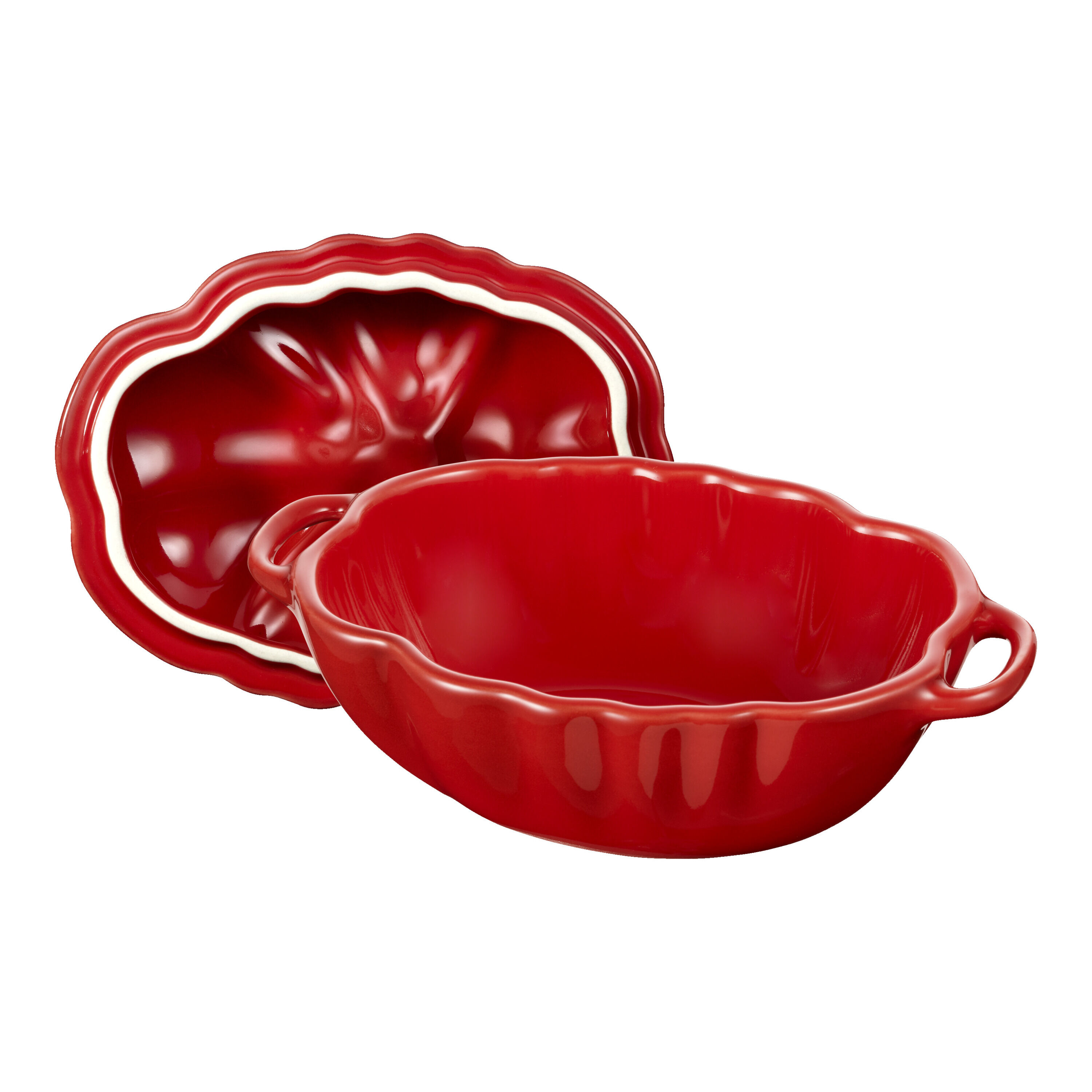 Staub        Ceramique                Cocotte 16 cm, Tomate, Kirsch-Rot, Keramik