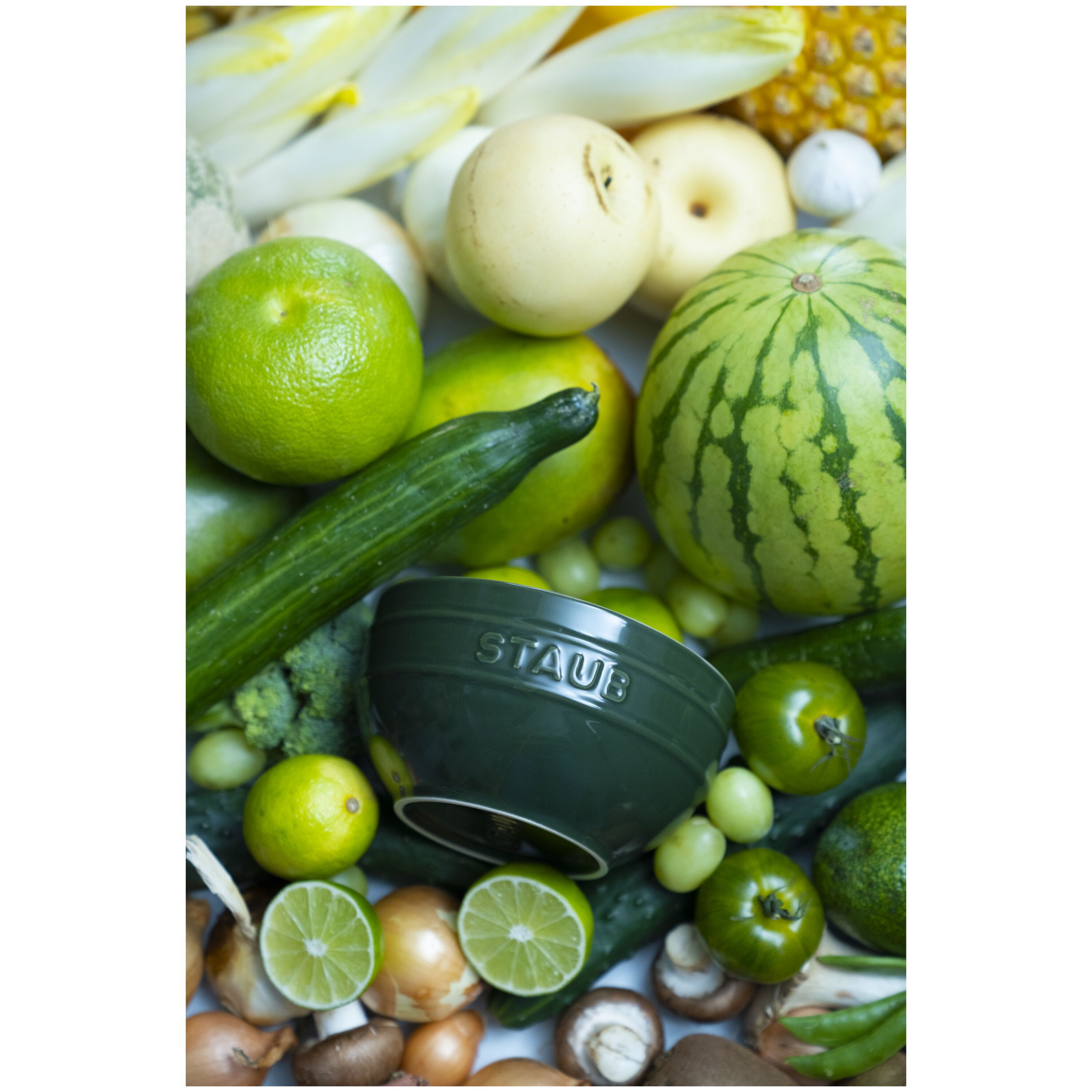 Staub        Ceramique                Schüssel 12 cm, rund, Basilikum-Grün, Keramik