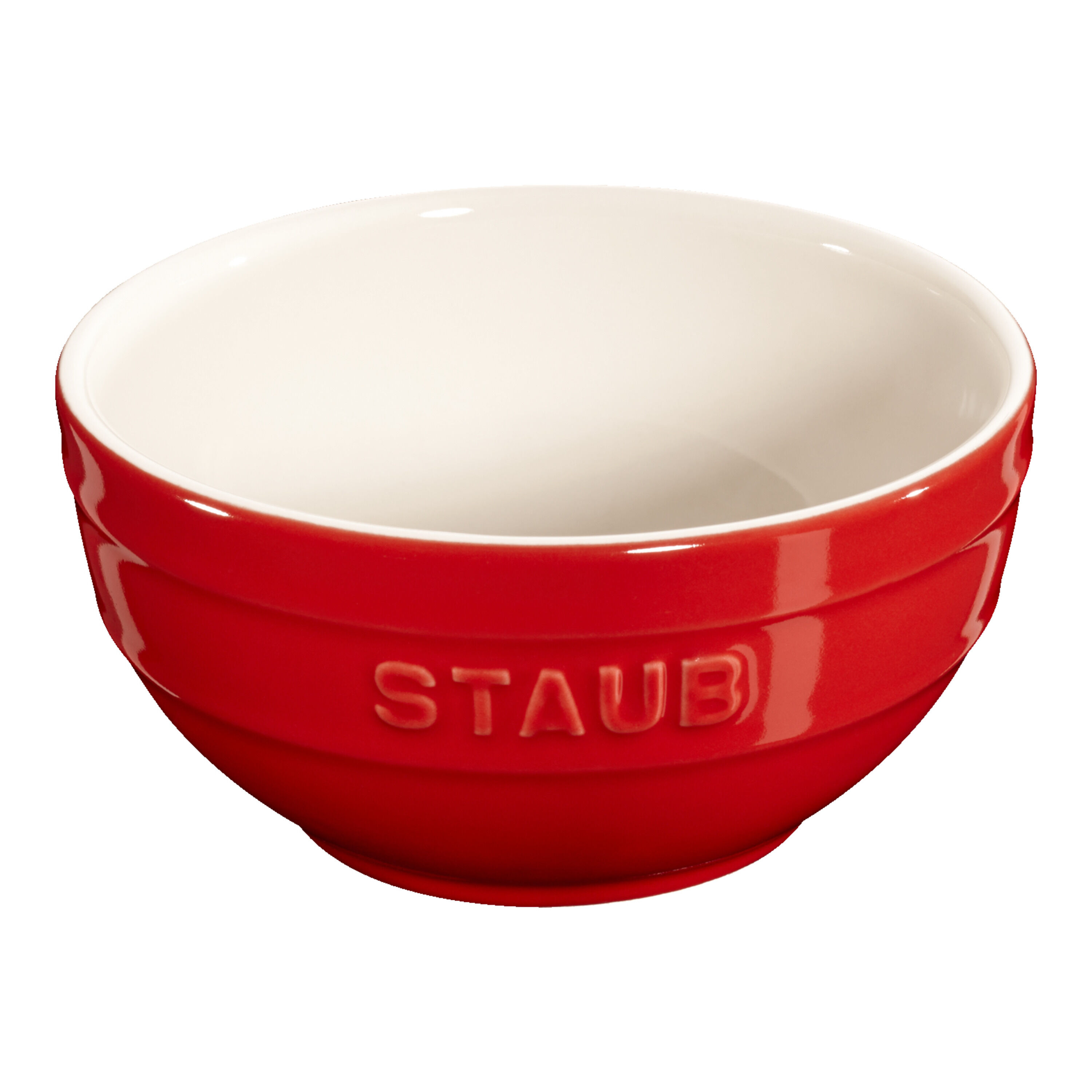 Staub        Ceramique                Schüssel 12 cm, rund, Kirsch-Rot, Keramik