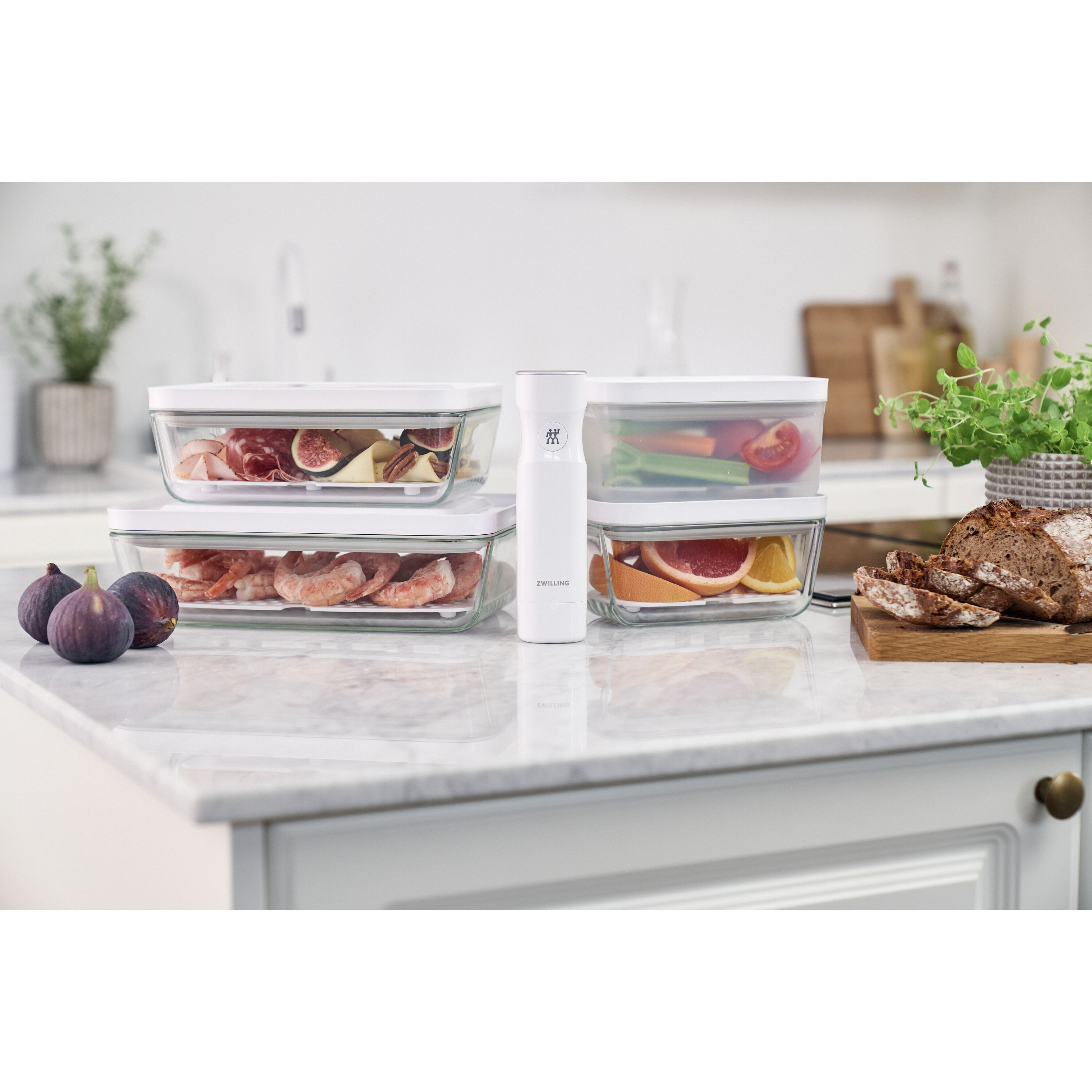 ZWILLING        Fresh & Save                Vakuum Zubehörset Abtropfgitter für Glasboxen, Kühlschrankbox/Auflaufform / 2-tlg