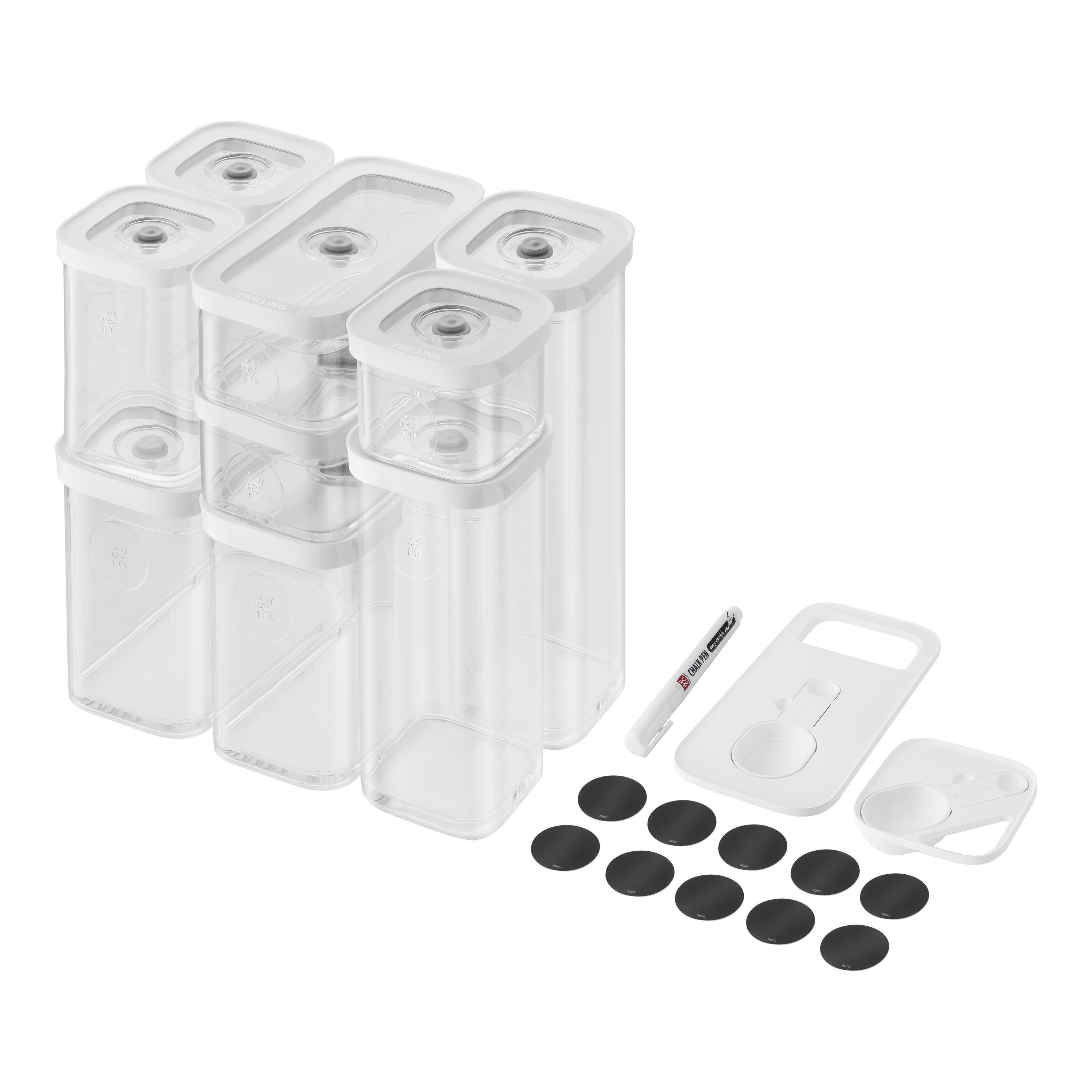 ZWILLING        Fresh & Save CUBE                CUBE Set, S/M / 12-tlg, Transparent-Weiß