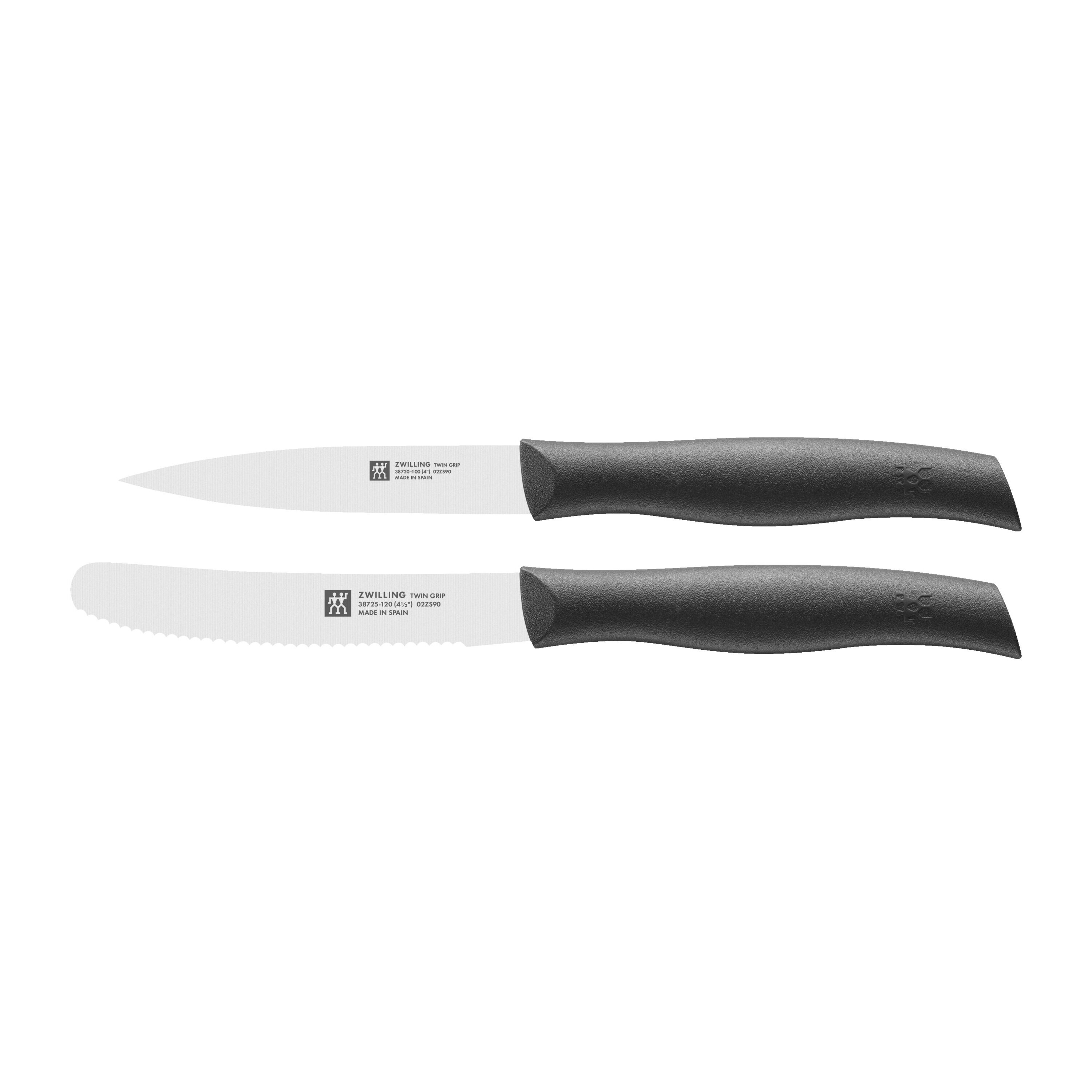ZWILLING        TWIN Grip                Messerset, 2-tlg. 2-tlg, Schwarz