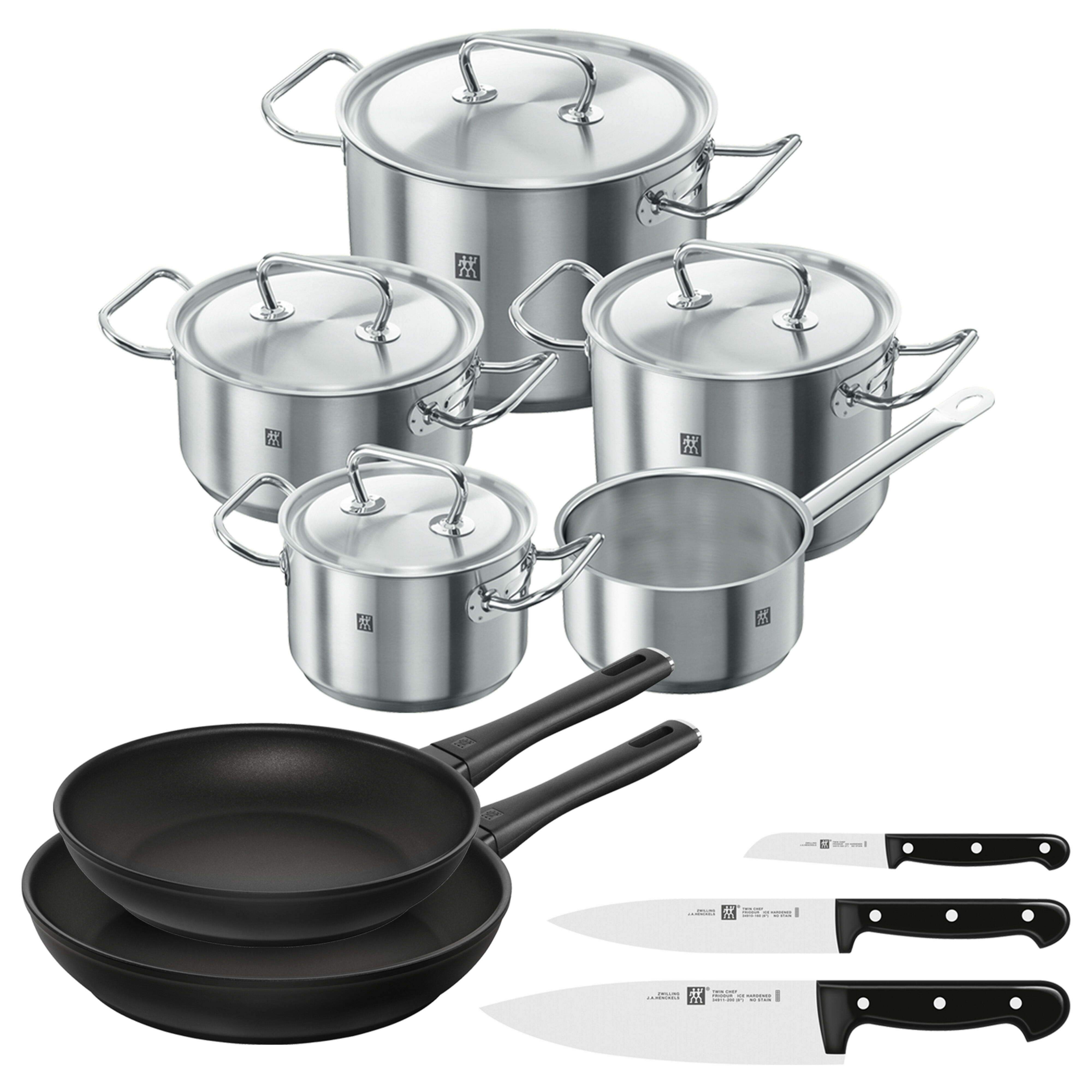 ZWILLING        TWIN® Chef                Kochgeschirr- und Messerset 10-tlg